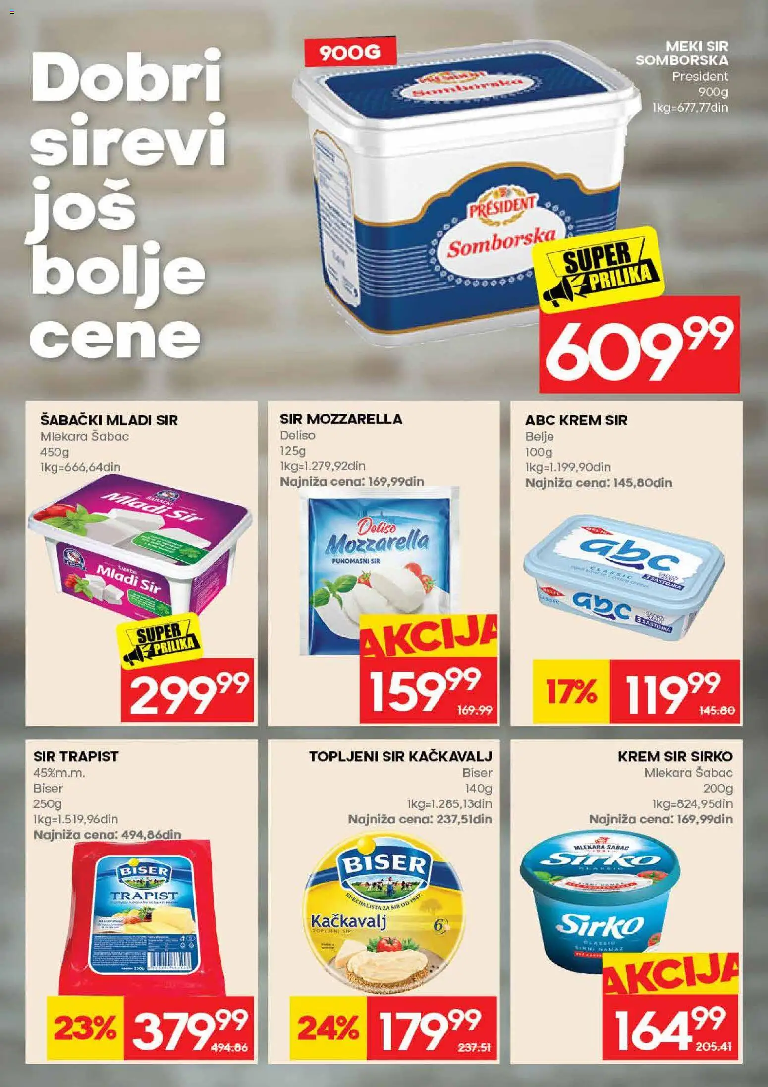 Roda katalog - važi od 30.07.2026 | Strana: 9 | Proizvode: Krem sir, Sir, Kačkavalj, Topljeni sir