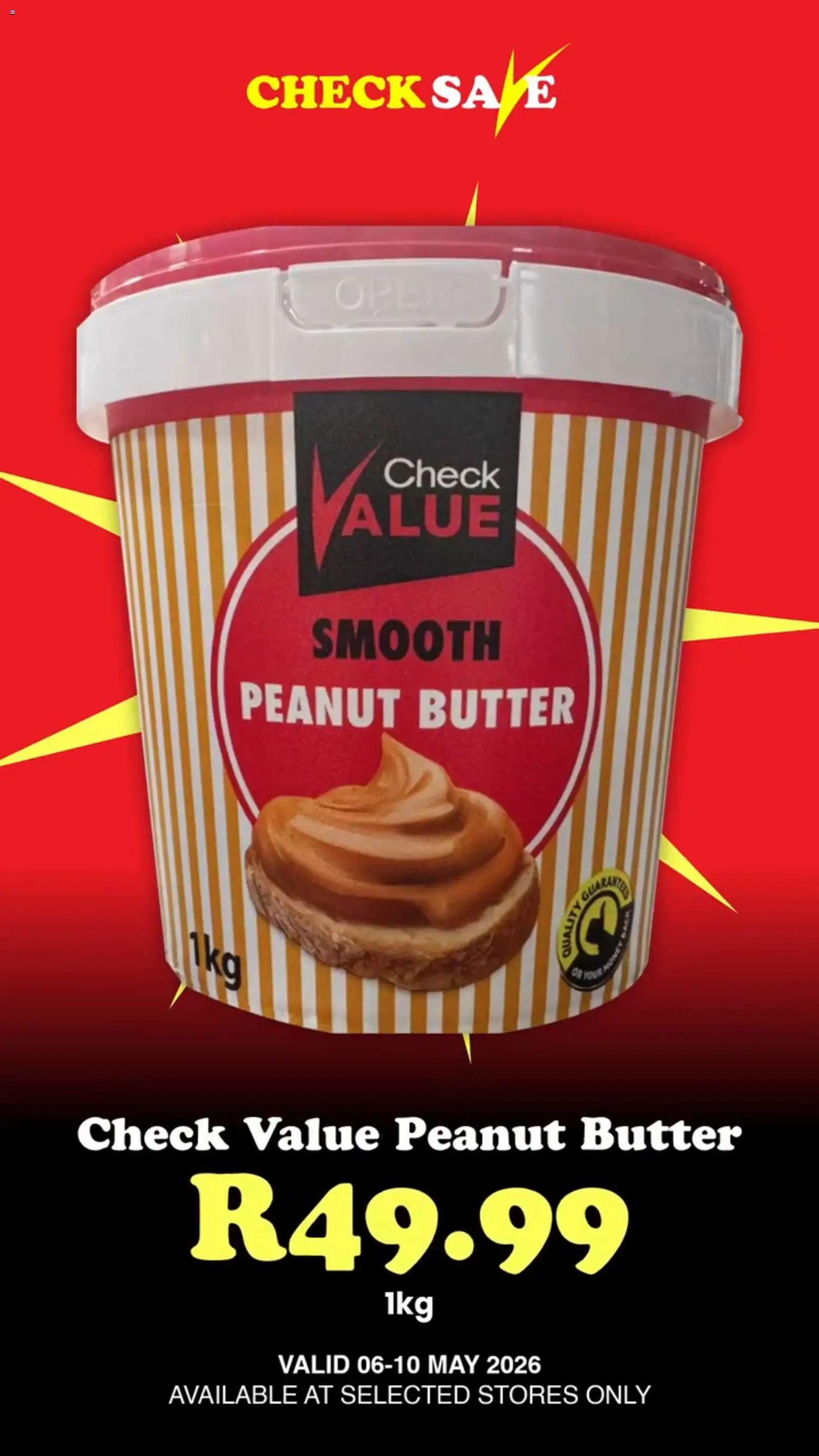 New Check Save catalogue – valid from 06.05.2026 | Page: 6 | Products: Butter, Peanut butter