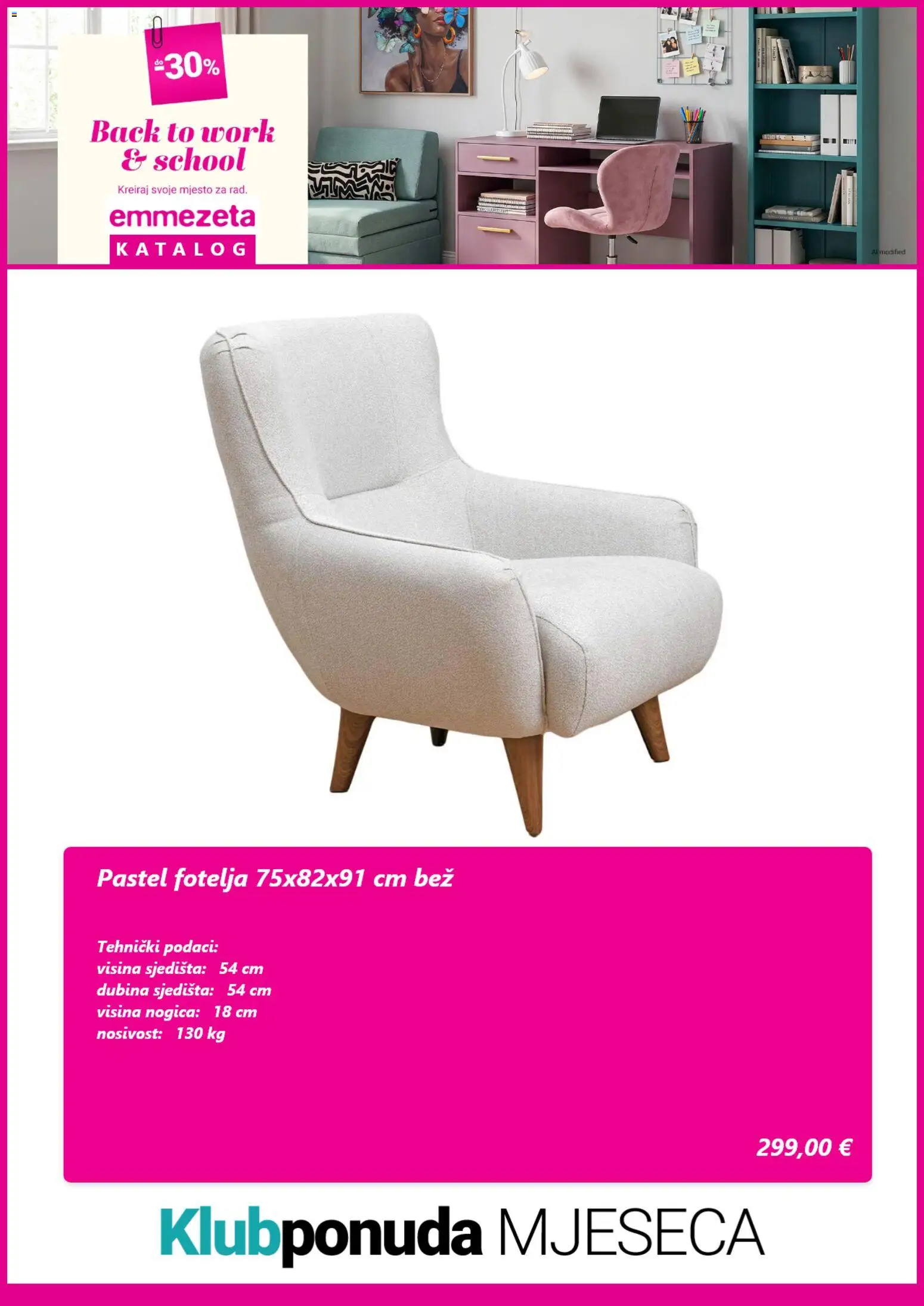 Emmezeta katalog | vrijedi od 01.09.2026 | Stranica: 4 | Proizvodi: Fotelja