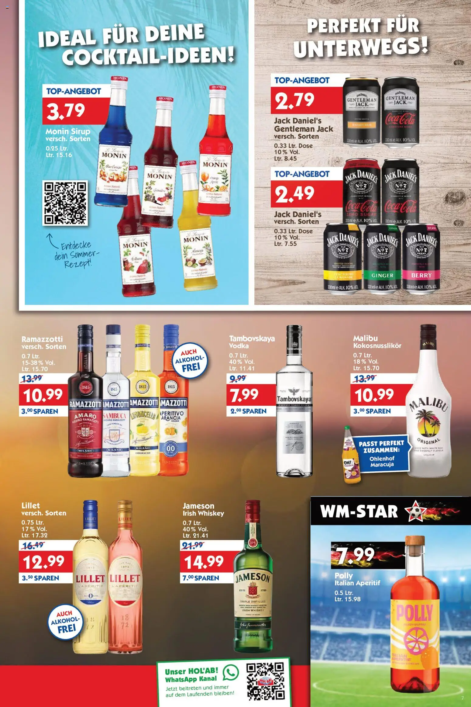 HOL’AB! Prospekt – gültig ab 15.06.2026 | Seite: 7 | Produkte: Coca cola, Jameson, Lillet, Whiskey