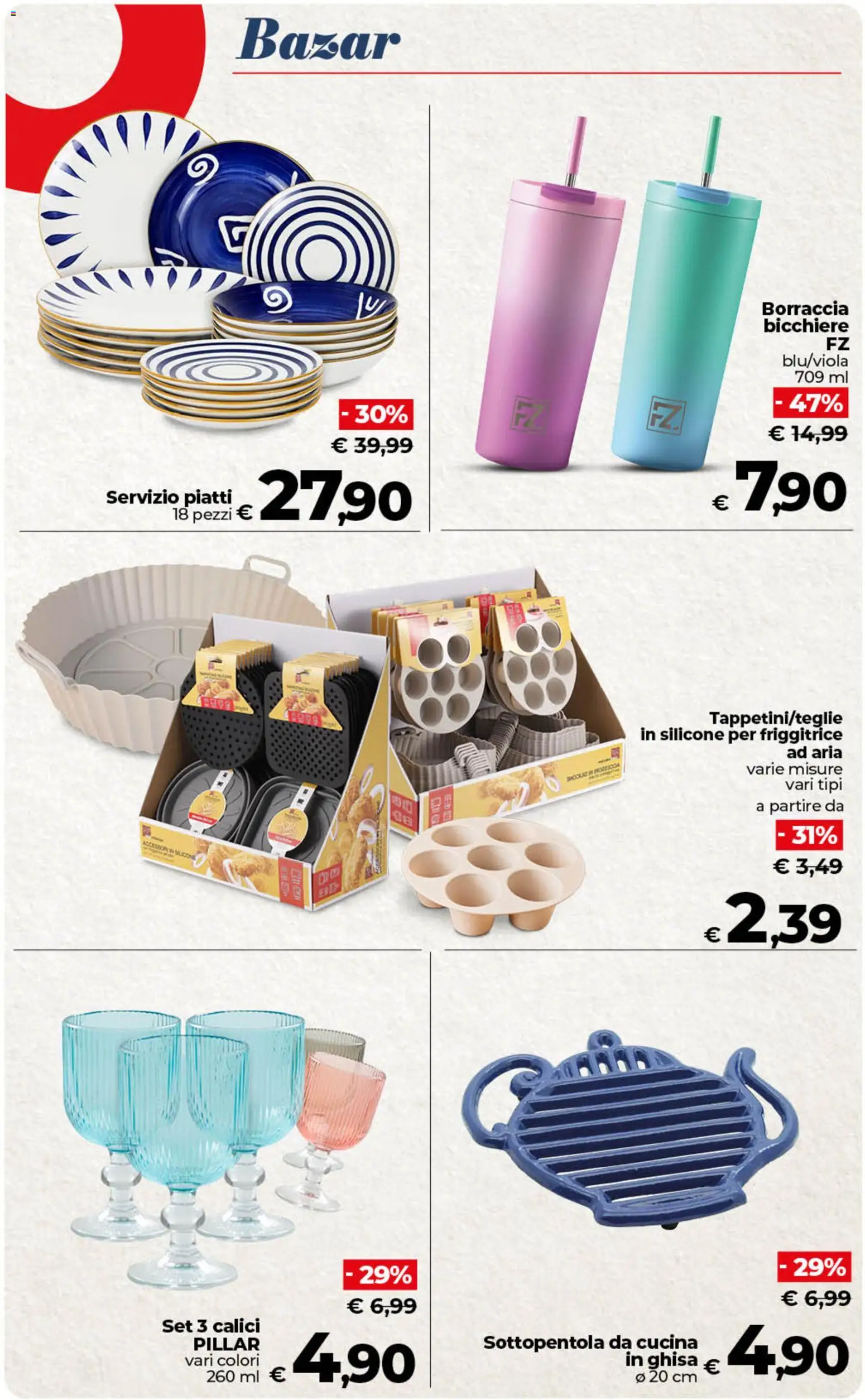 Volantino COOP del 18.06.2026 | Pagina: 42 | Prodotti: Silicone, Friggitrice, Borraccia, Sottopentola