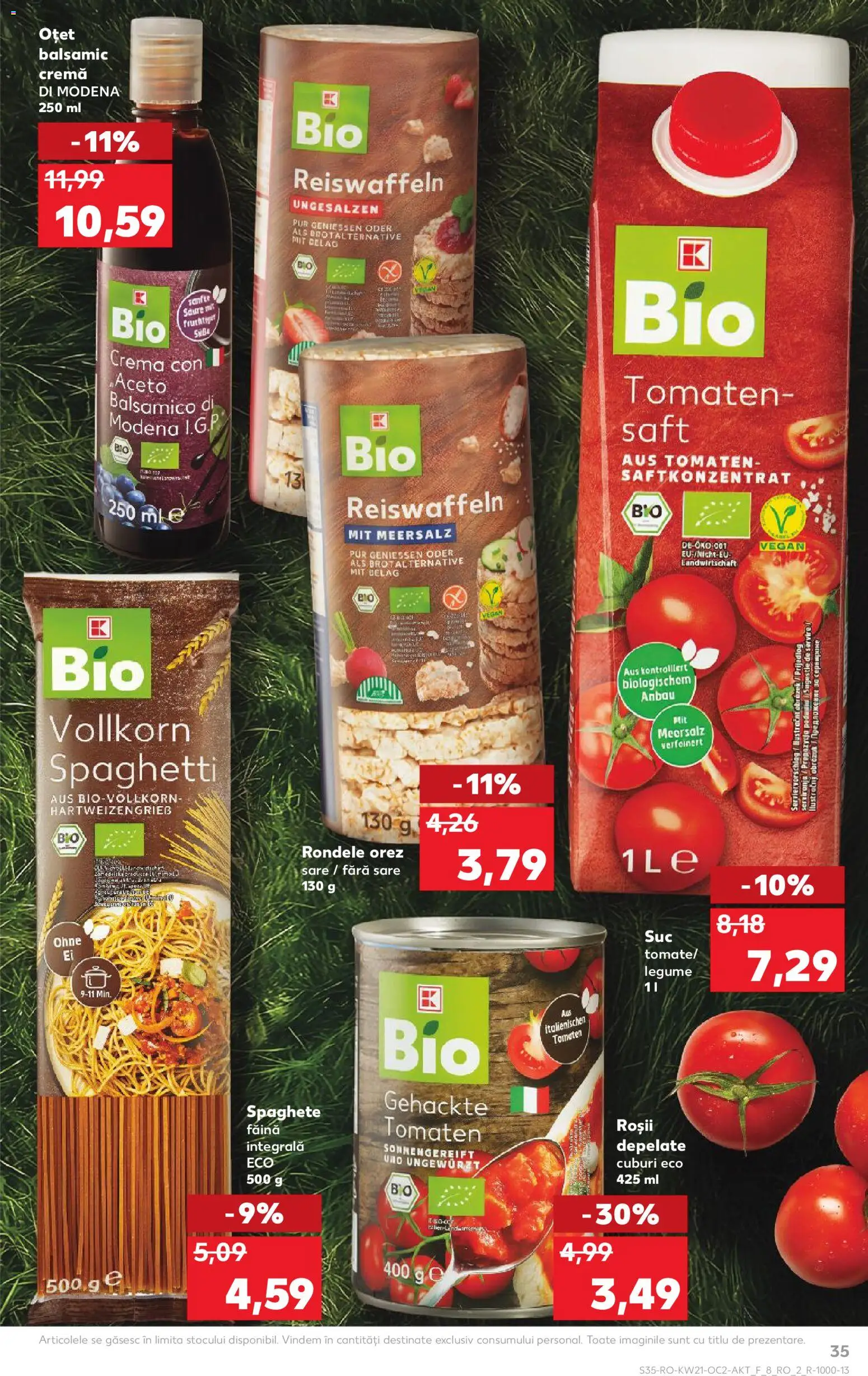 Noul catalog Kaufland – valabil de la 20.05.2026 | Pagină: 35 | Produse: Şerit ödül, Cremă, Roșii, Legume