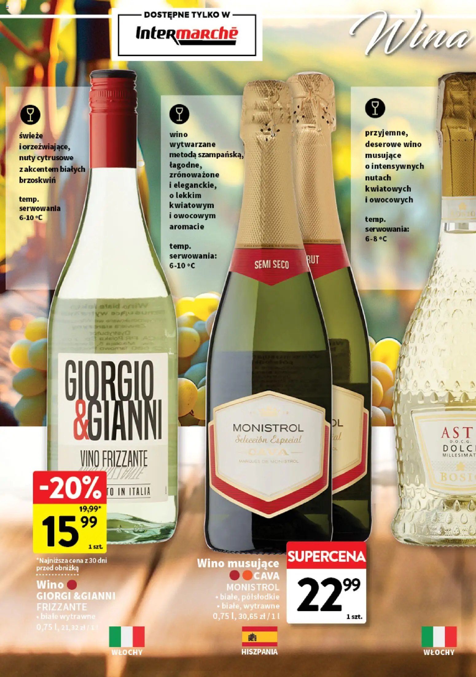 Intermarche gazetka - Lato pełne smaku od 23.07.2026 | Strona: 12 | Produkty: Wino