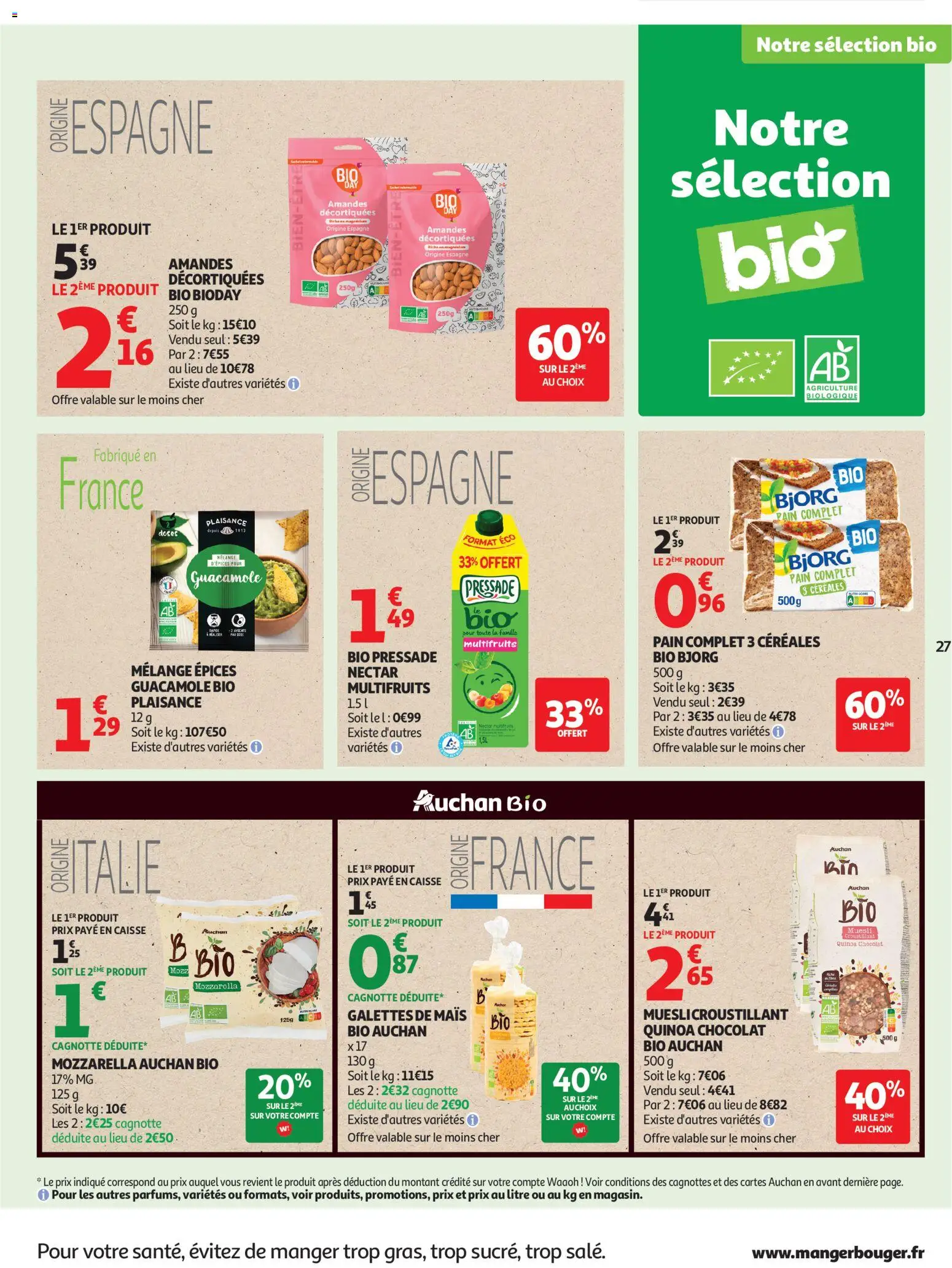 {H1} | Pagina: 27 | Producten: Muesli, Quinoa, Mozzarella, La