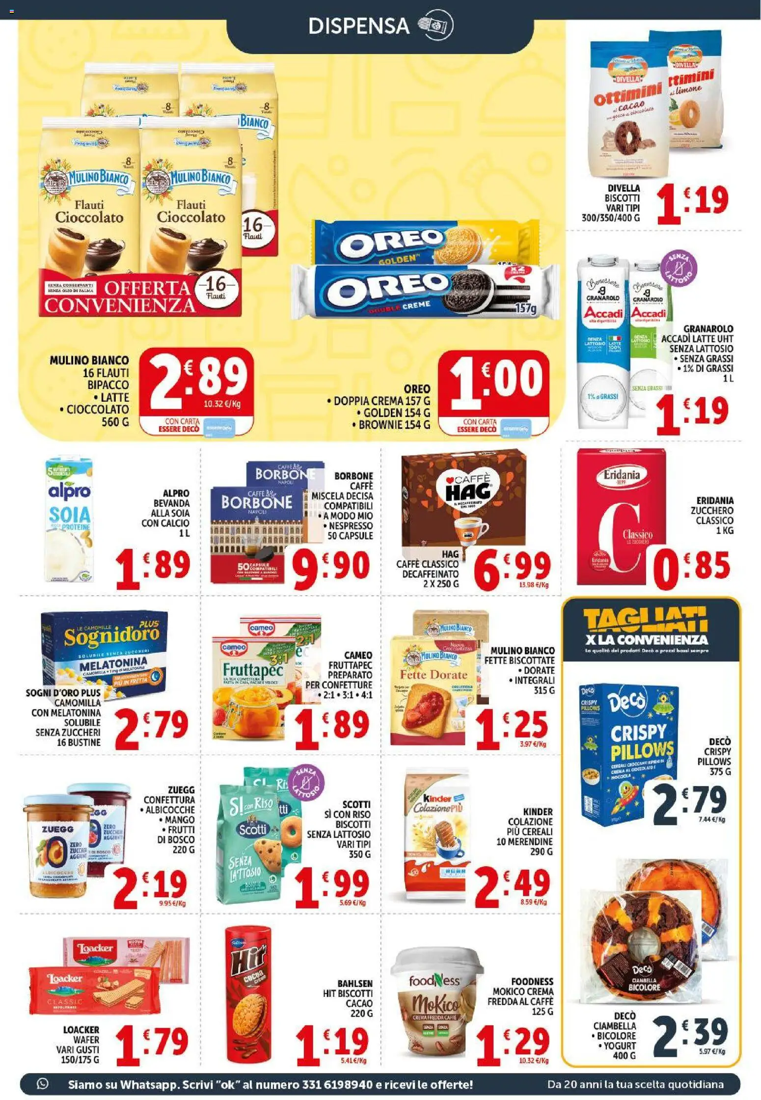 Volantino Decò del 29.05.2026 | Pagina: 13 | Prodotti: Biscotti, Limone, Cacao, Merendine