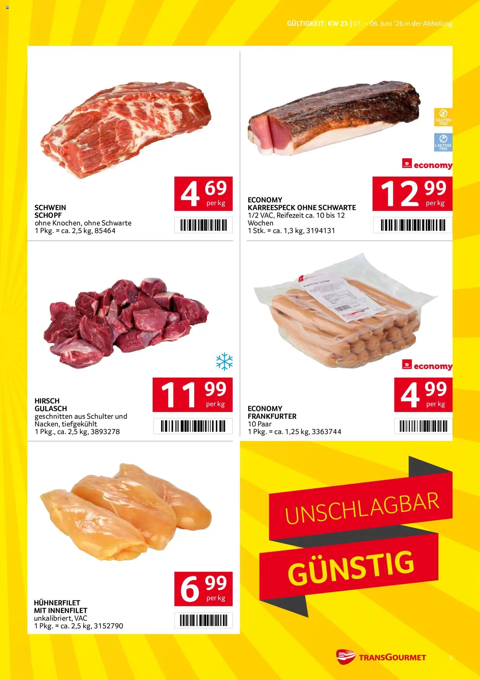 Transgourmet Flugblatt gültig ab 01.06.2026 | Seite: 3
