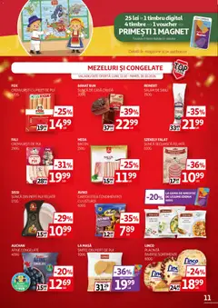 Ofertele Auchan valabile de la 12.10.2026 | Pagină: 11 | Produse: Afine, Masă, Crenvurști, Legume