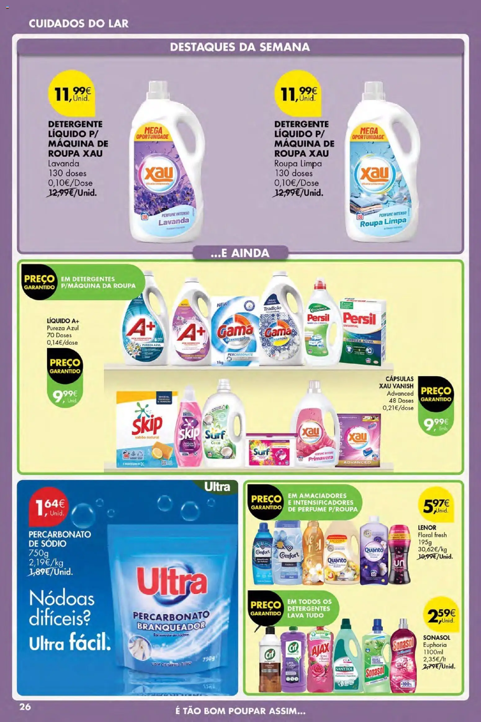 Pingo Doce Poupe Esta Semana Açores │ válido de 30.04.2026 | Página: 26 | Produtos: Perfume, Sabão, Detergente, Persil