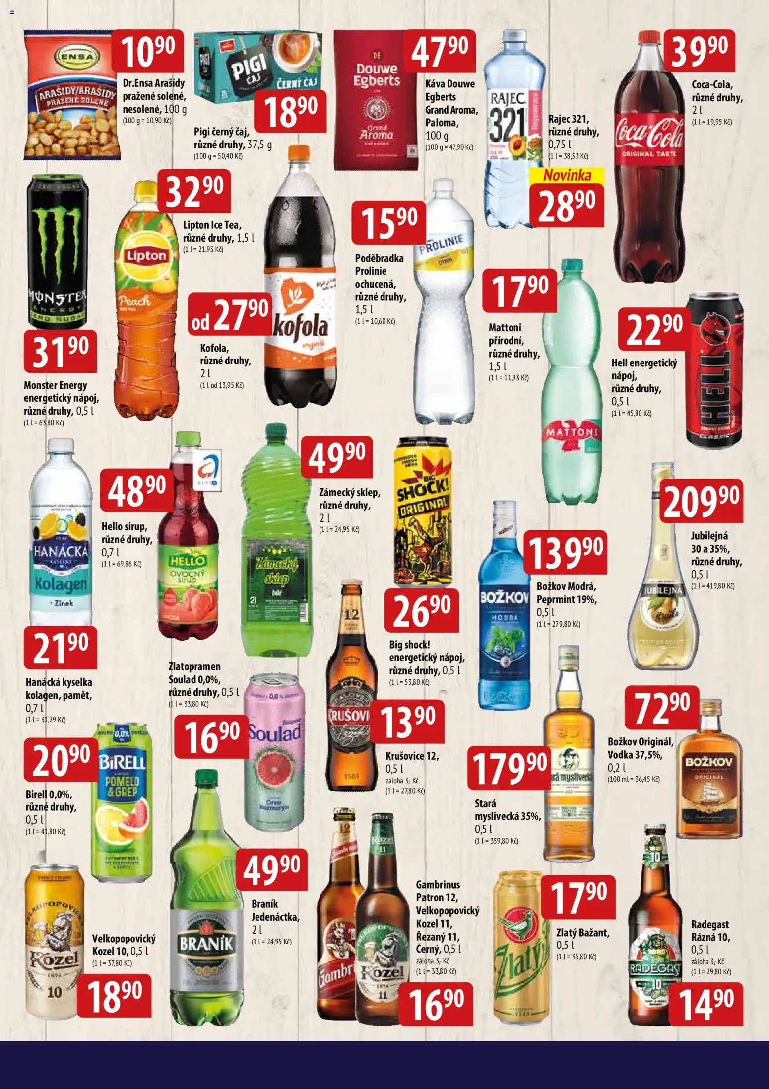 BALA velký leták od 02.09.2026 | Strana: 5 | Produkty: Poděbradka, Kozel, Velkopopovický Kozel, Božkov Peprmint