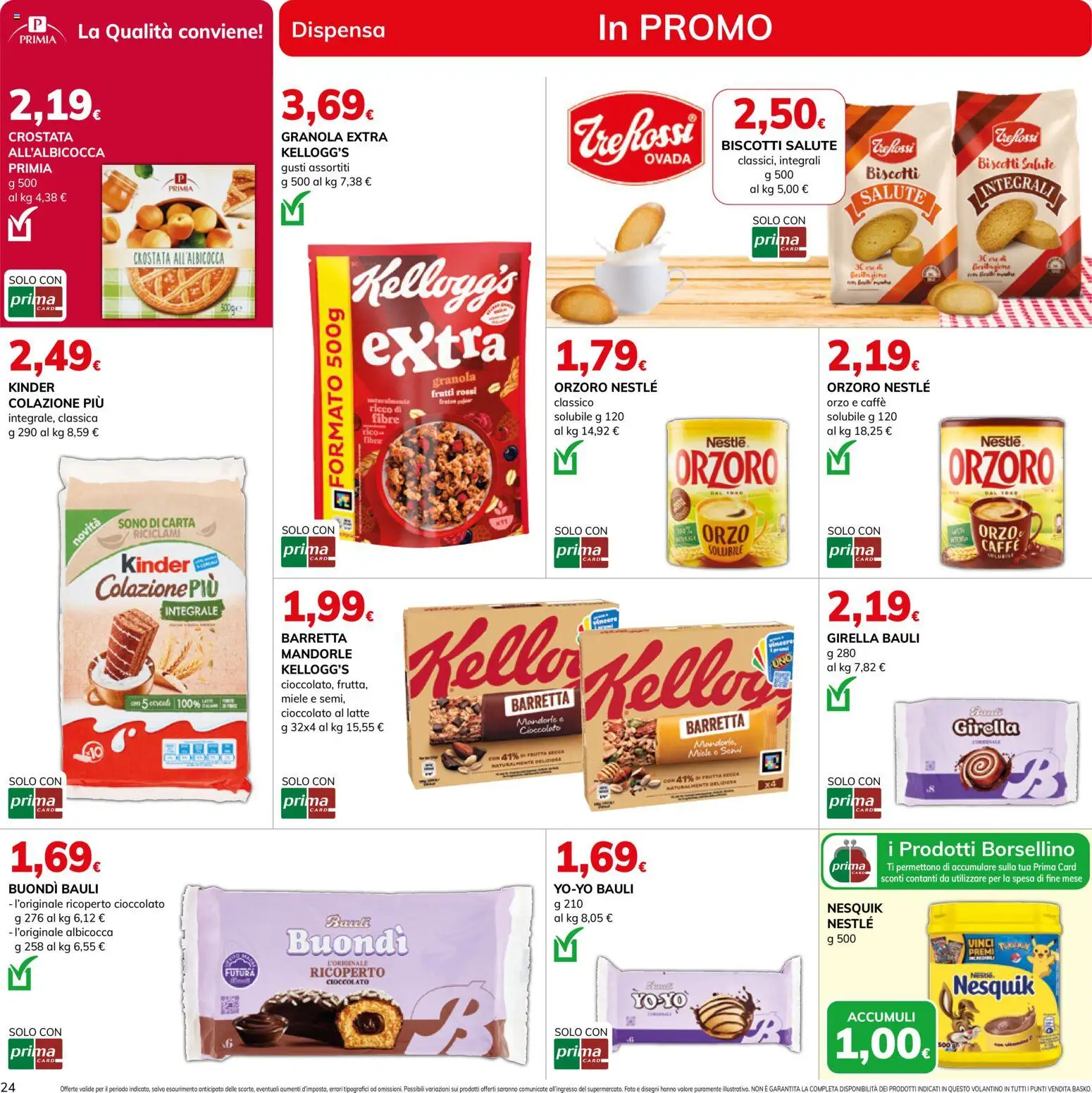 Volantino Basko del 19.05.2026 | Pagina: 24 | Prodotti: Caffè, Latte, Barretta, Miele