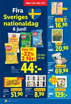 Lidl erbjudanden - Förhandsvisning av reklamblad från butik Lidl aktuell från 01.06.2026 | Sida: 6 | Produkter: Galler, Gräslök, Potatisgratäng, Potatis