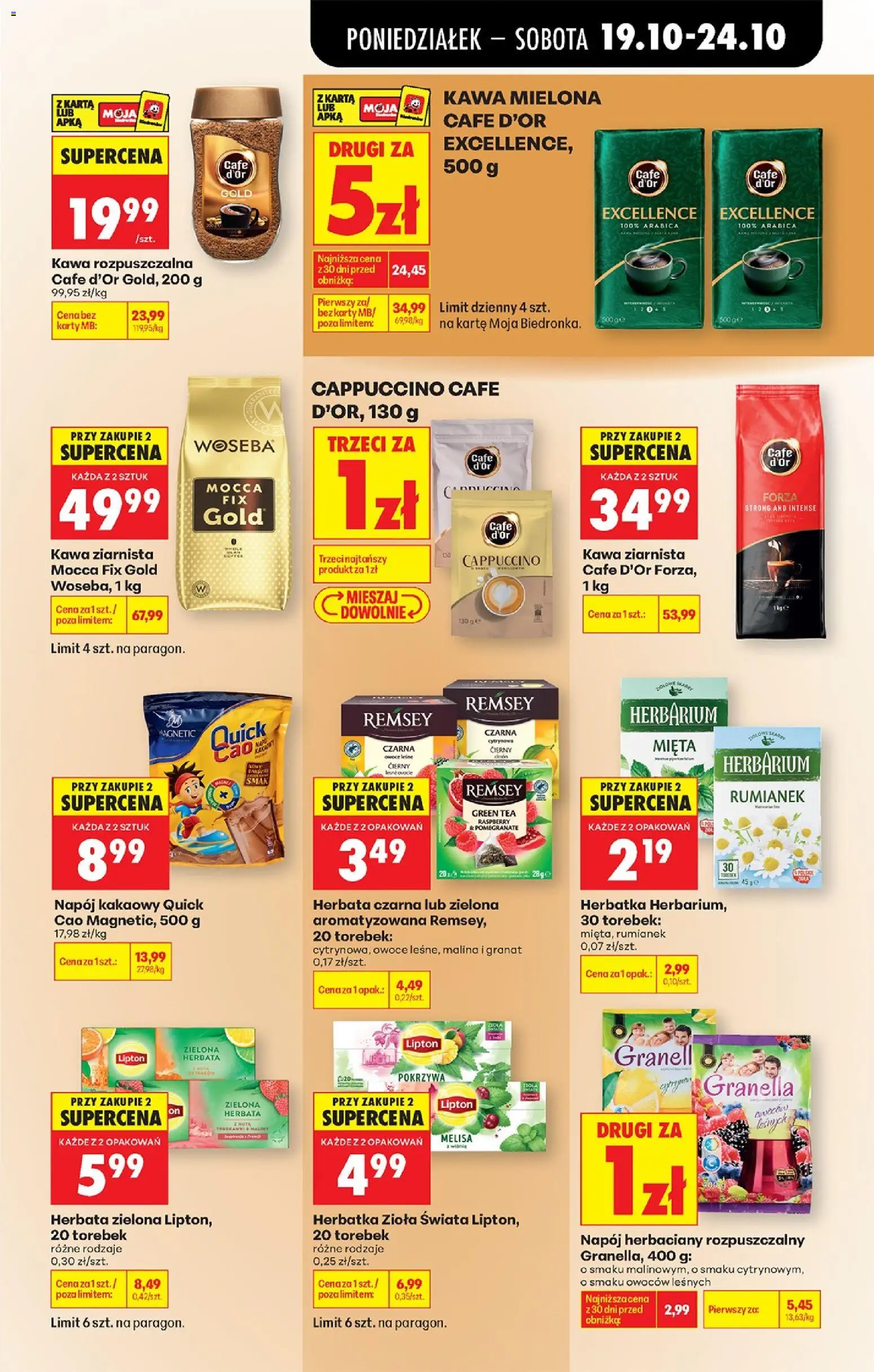 Biedronka Polsko leták - Codziennie niskie ceny od 19.10.2026 | Strana: 69 | Produkty: Cola