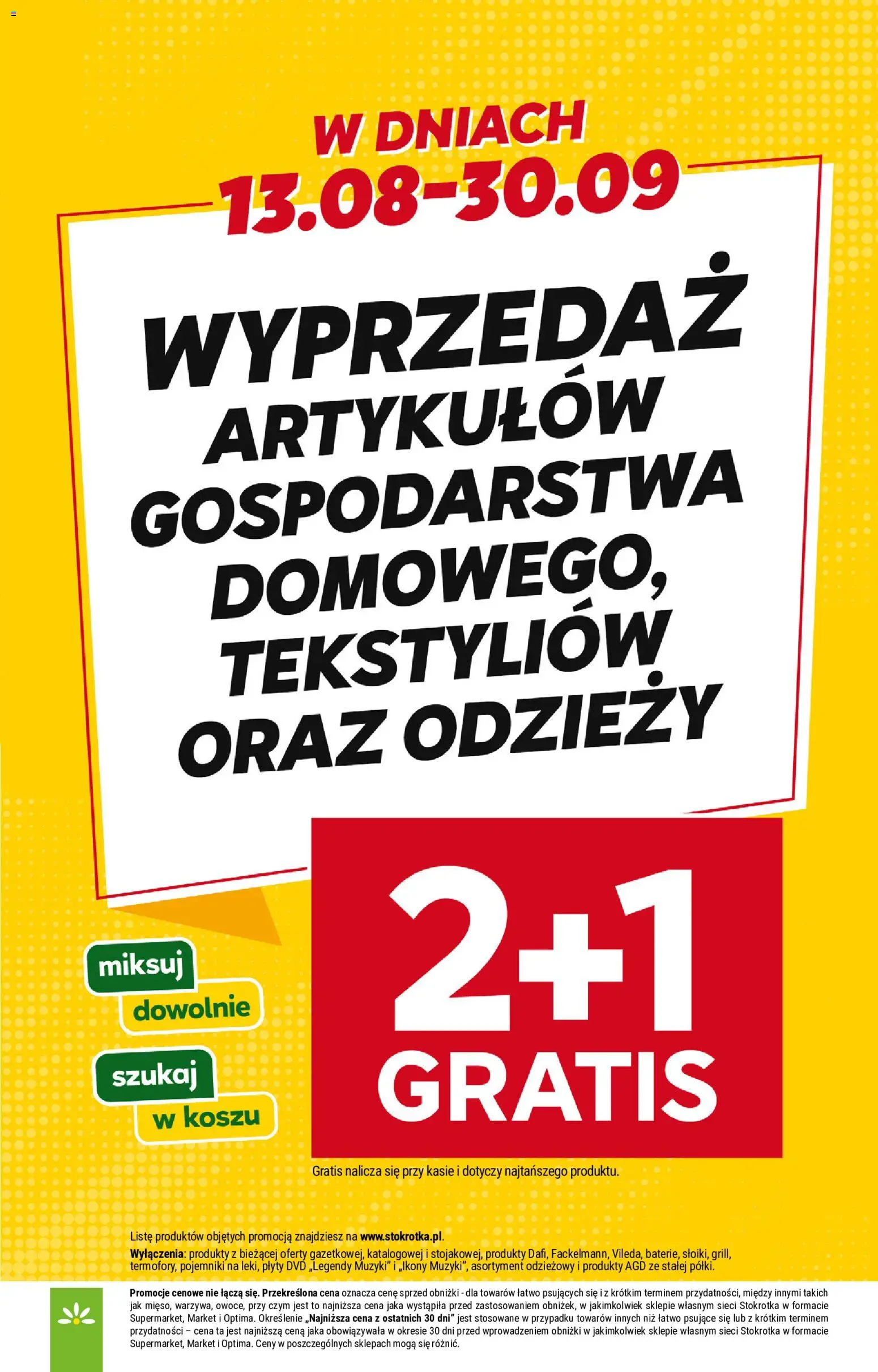 Stokrotka gazetka od 13.08.2026 | Strona: 3 | Produkty: Stokrotka, Plyty