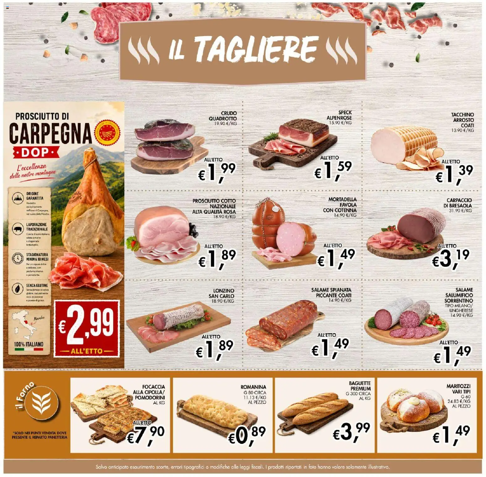 Volantino Coal del 13/08/2026 | Pagina: 7 | Prodotti: Senza glutine, Bresaola, Prosciutto, Mortadella