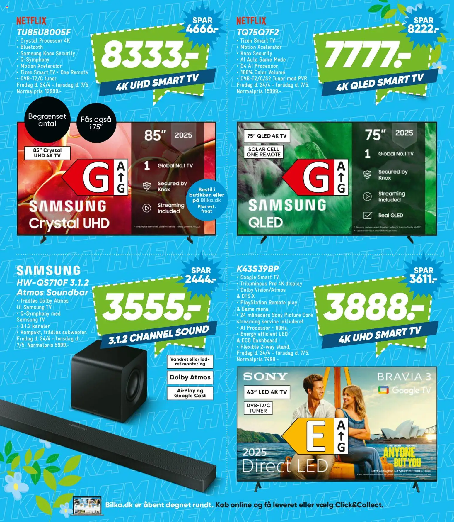 Bilka tilbudsavis – gyldig fra 24.04.2026 | Side: 26 | Produkter: Processor, Smart TV, TV, Playstation