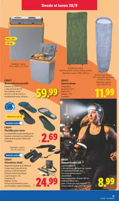 Vista previa Lidl folleto de bazar válido desde el 28/09/2026 | Página: 13 | Productos: Portátil, Bolsa, Nevera, Lámpara