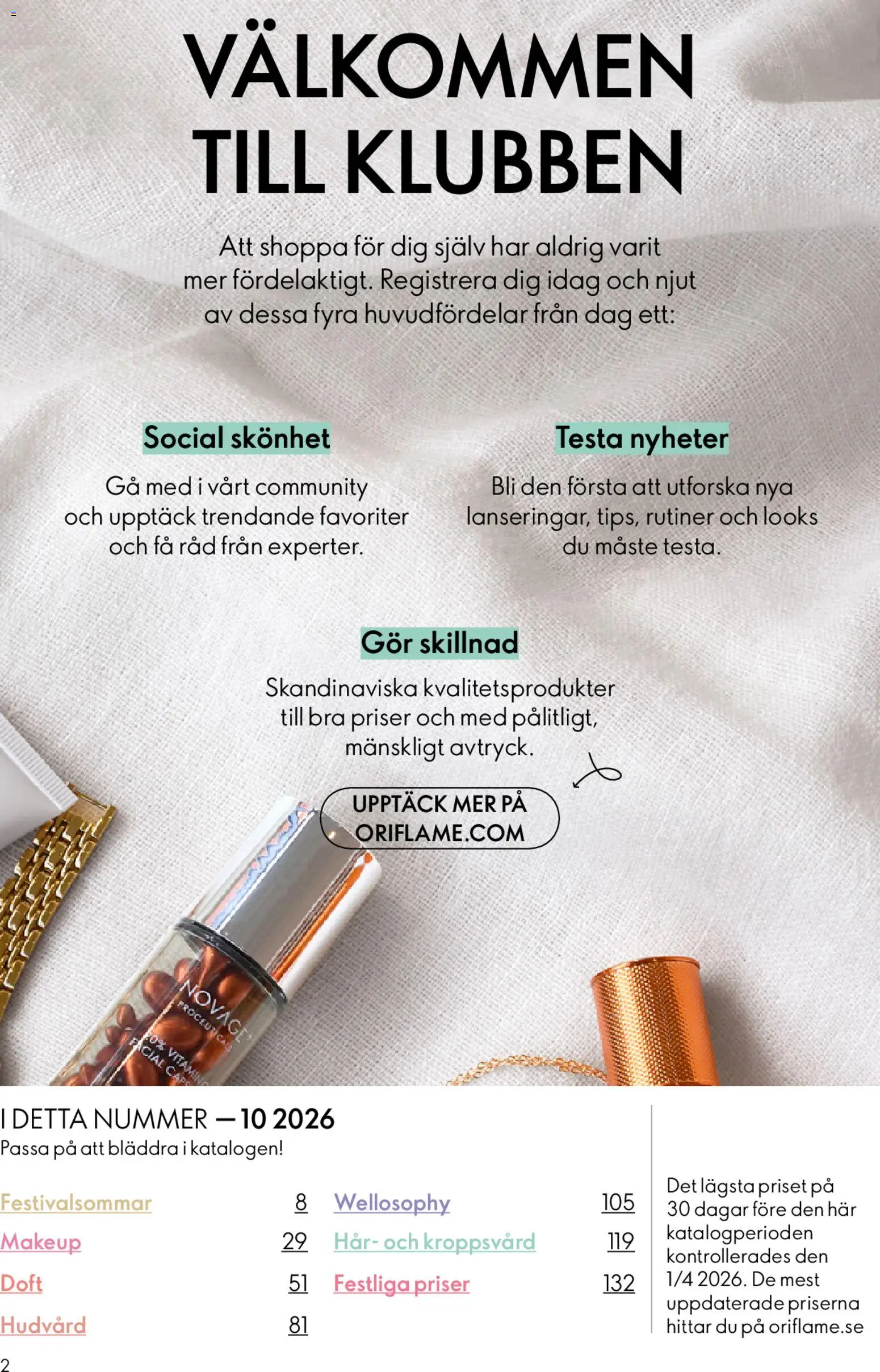 Oriflame reklamblad aktuell från 15/07/2026 | Sida: 2