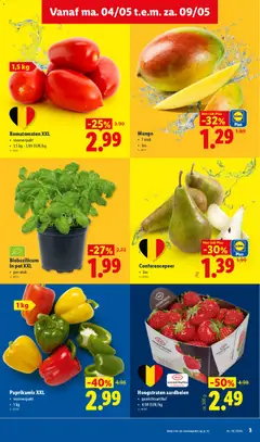Hoogstraten aardbeien, gewichtsartikel - Voorbeeld van een folder van Lidl, geldig van 04.05.2026 | Pagina: 3