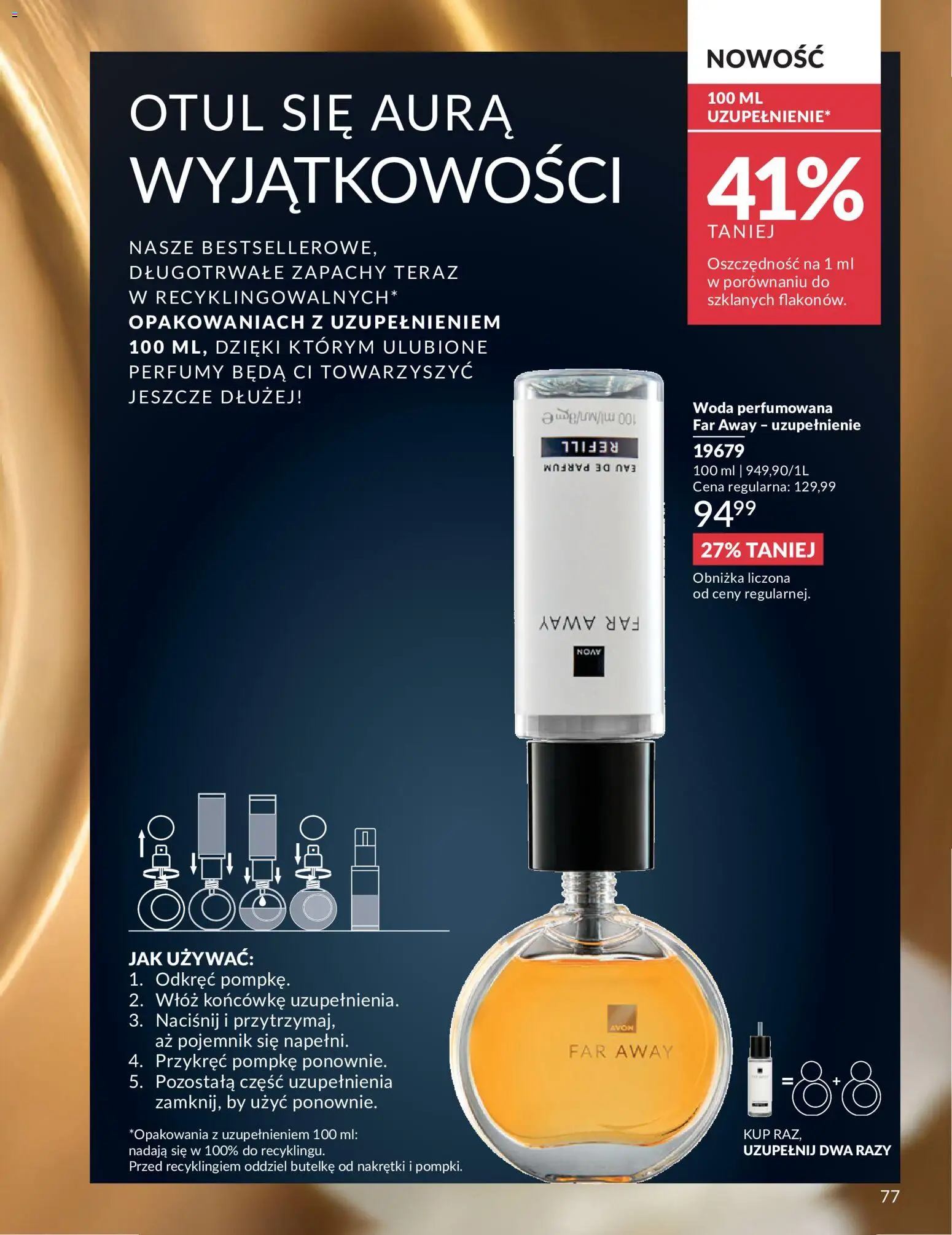 Avon Katalog 6 2026 od 01.06.2026 | Strona: 77 | Produkty: Naciśnij, Perfumy, Woda