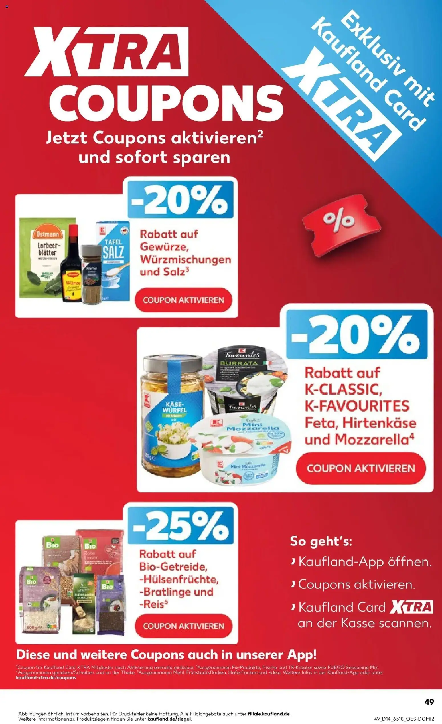 Kaufland Prospekt Bergkamen	 – gültig ab 02.04.2026 | Seite: 49 | Produkte: Käse, Mozzarella, Burrata, Salz