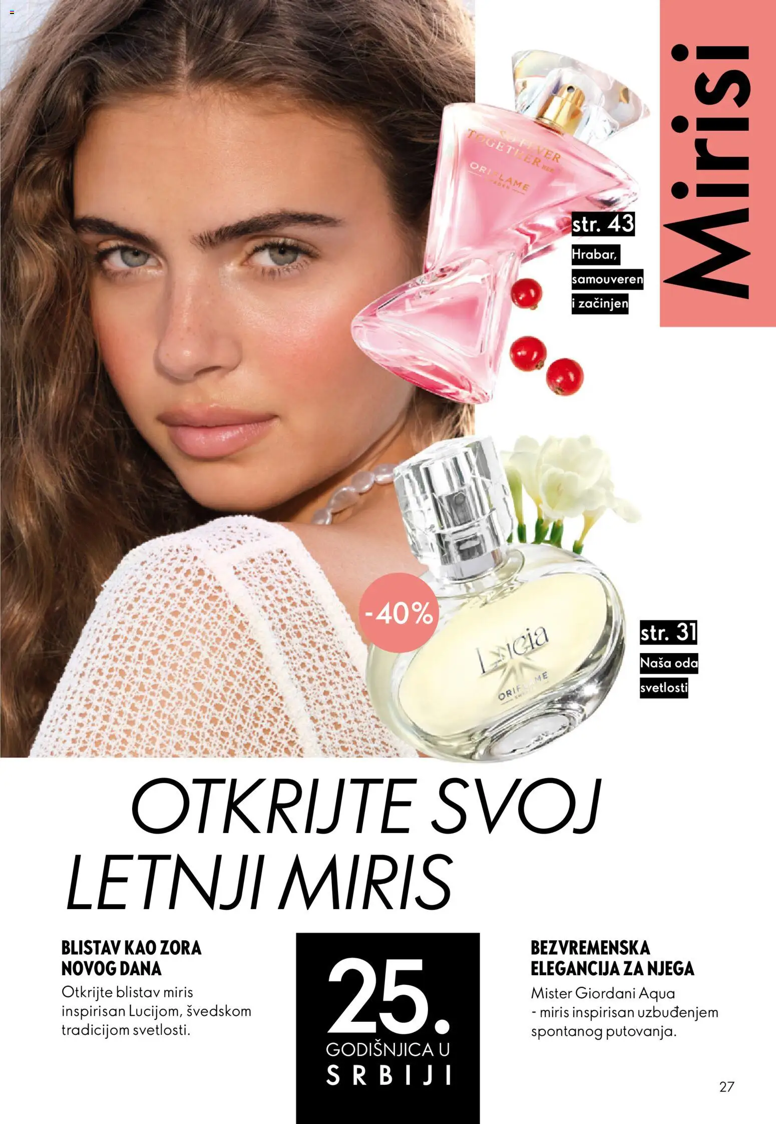 Oriflame katalog - važi od 03.06.2026 | Strana: 27 | Proizvode: Miris, So