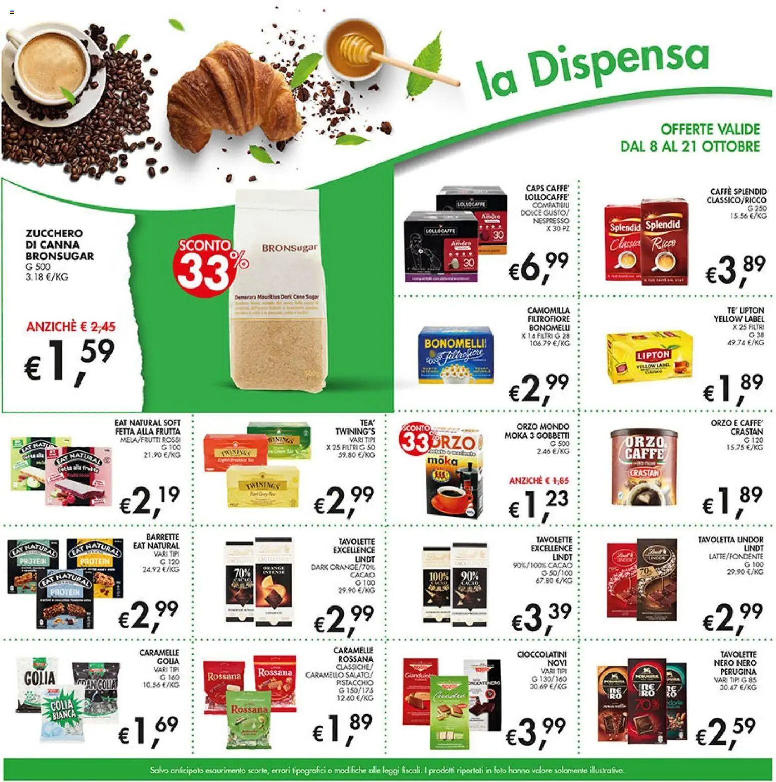 Volantino Coal del 08/10/2026 | Pagina: 15 | Prodotti: Caramelle, Lindt, Zucchero, Cacao