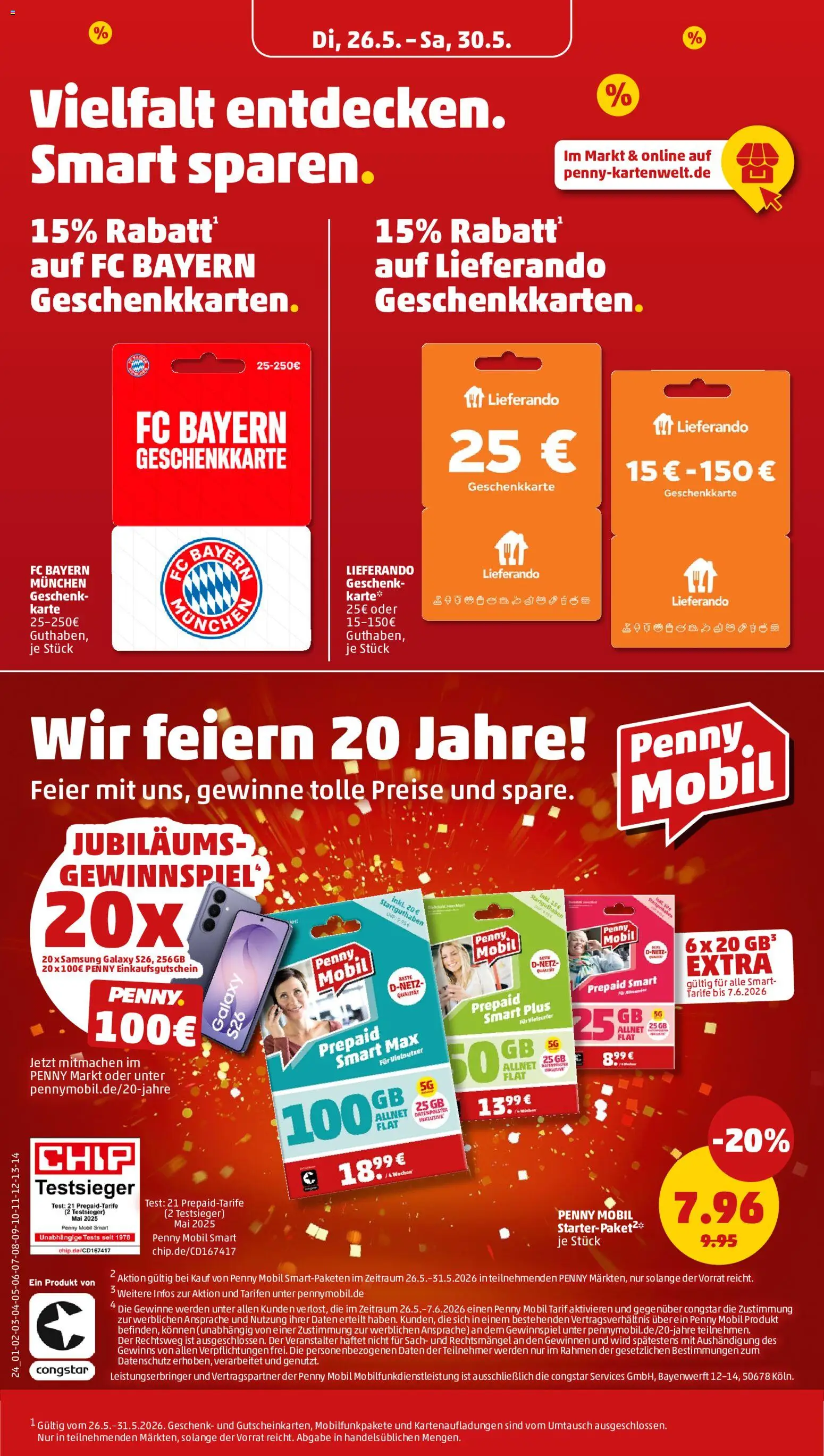 Penny Prospekt – gültig ab 26.05.2026 | Seite: 26 | Produkte: Samsung