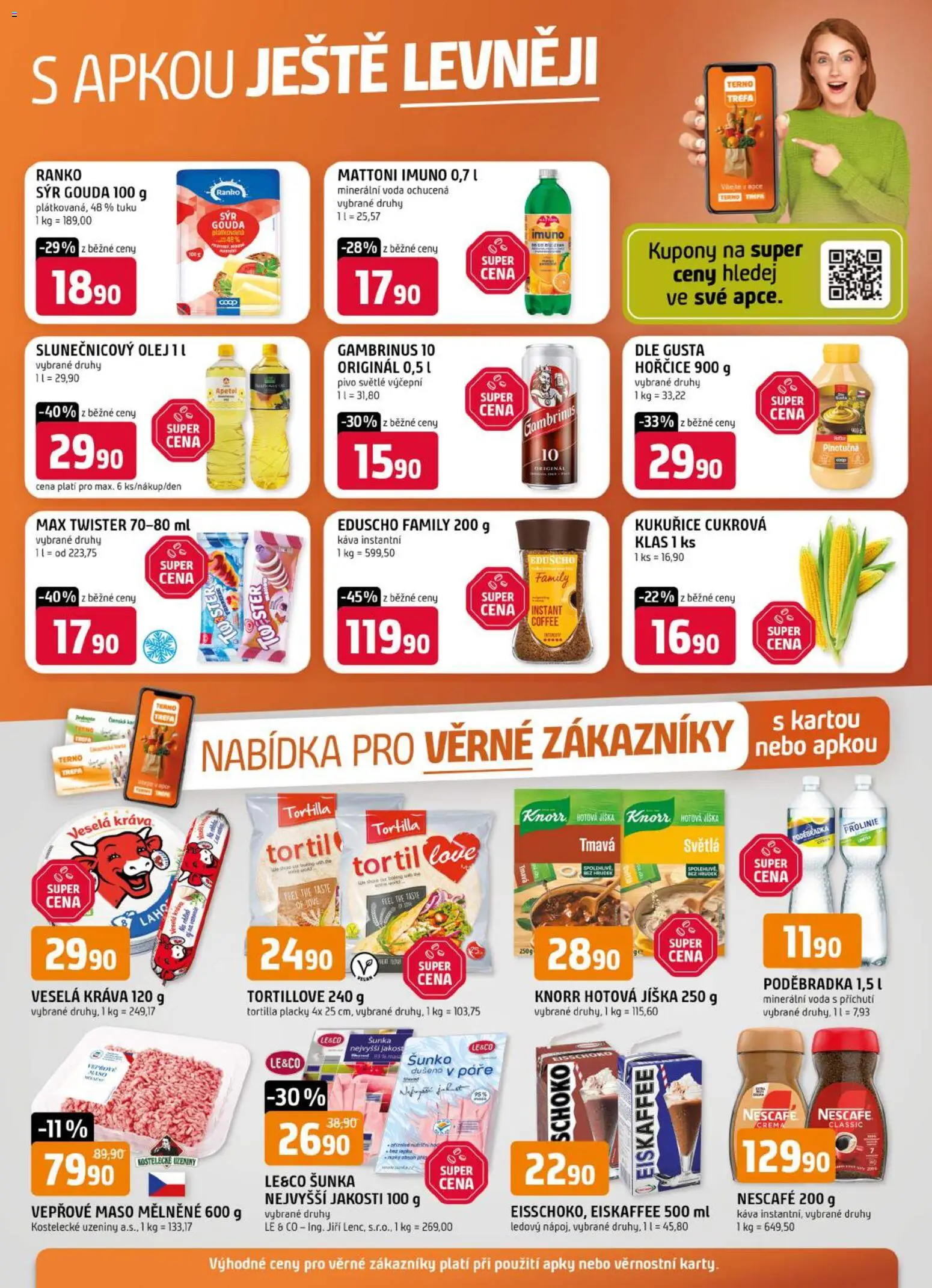 Trefa leták od 15.07.2026 | Strana: 12 | Produkty: Gouda, Vepřové maso, Hořčice, Tortilla