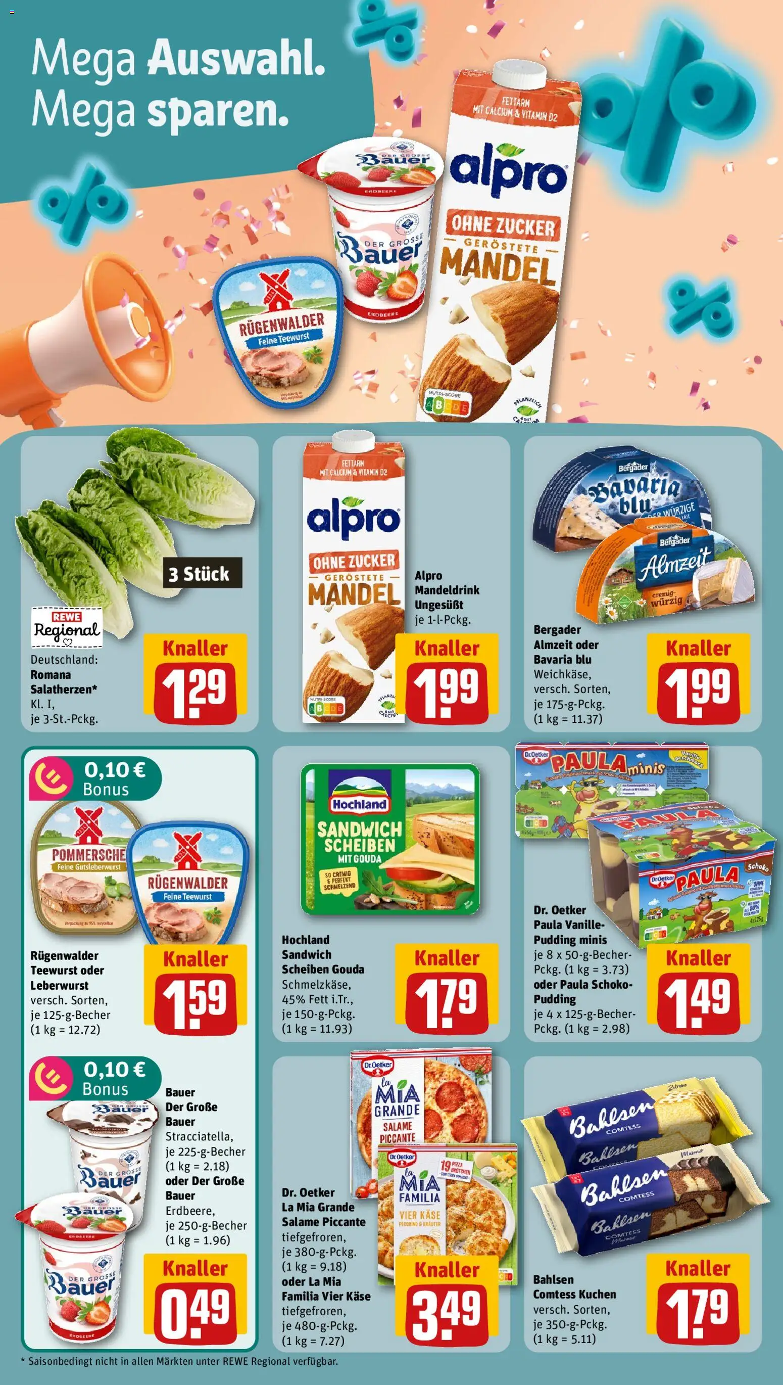 Rewe ihr Kaufpark Prospekt – gültig ab 28.09.2026 | Seite: 14 | Produkte: Käse, Gouda, Alpro, Zucker