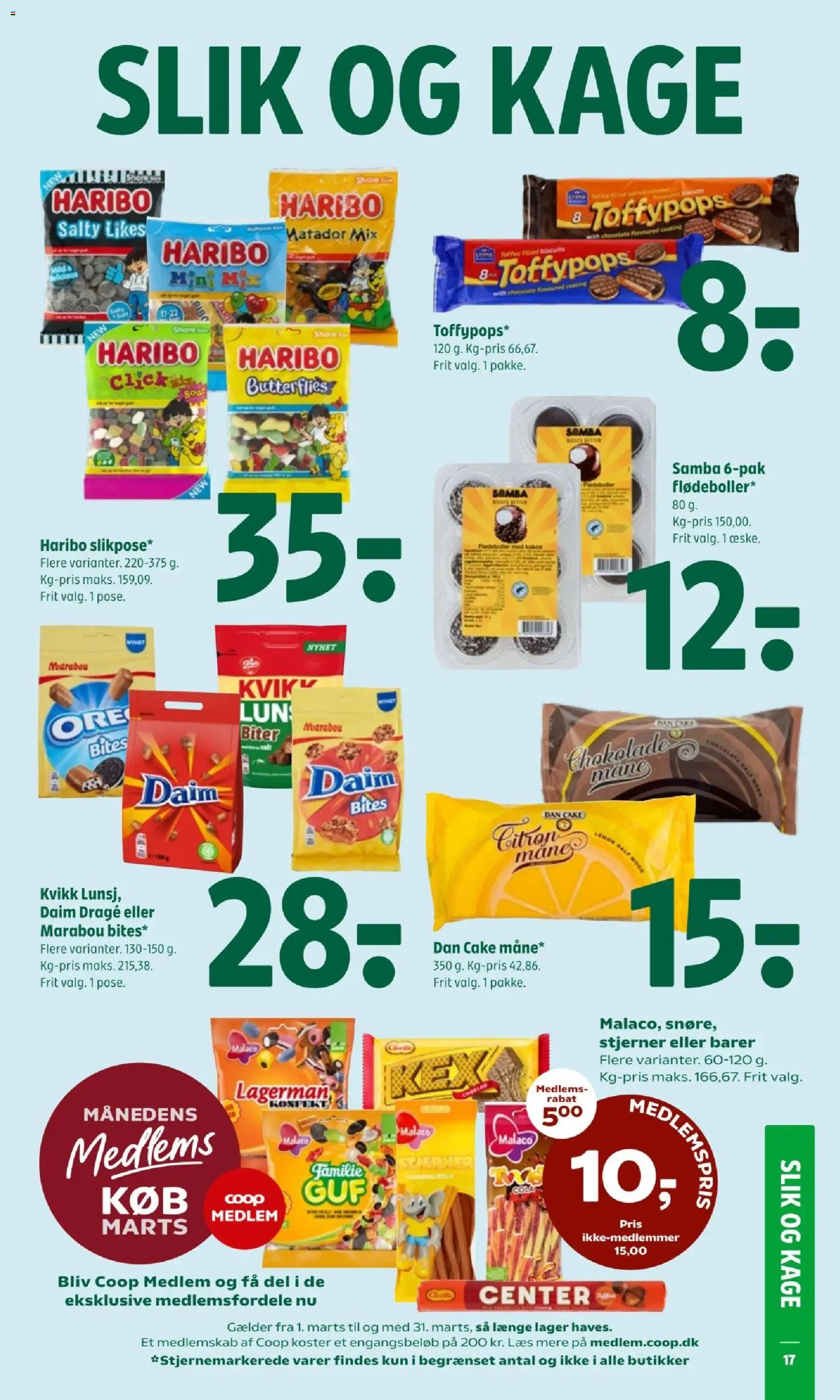 Coop 365 tilbudsavis – gyldig fra 19.03.2026 | Side: 20 | Produkter: Slik