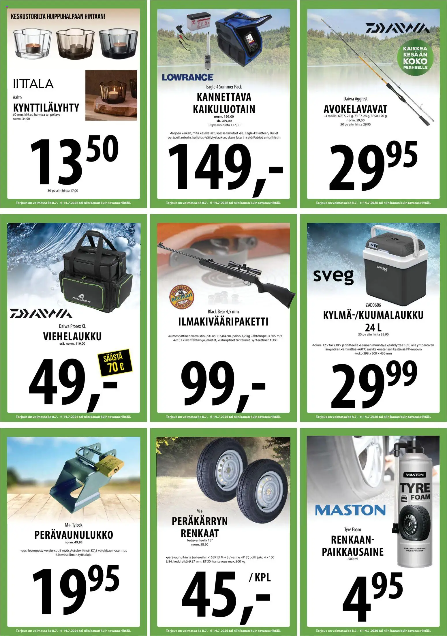 Tuuri tarjoukset – voimassa 08/07/2026 alkaen | Sivu: 29