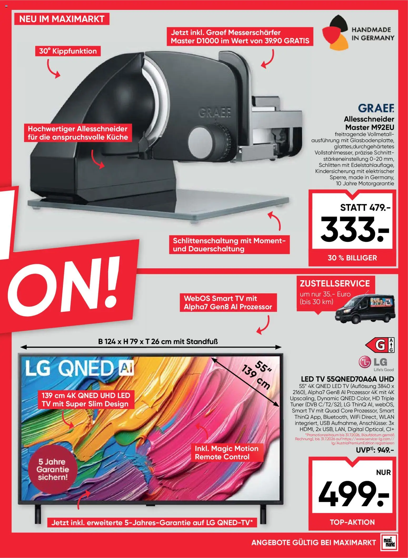 Maximarkt Flugblatt gültig ab 11.06.2026 | Seite: 23 | Produkte: TV, USB