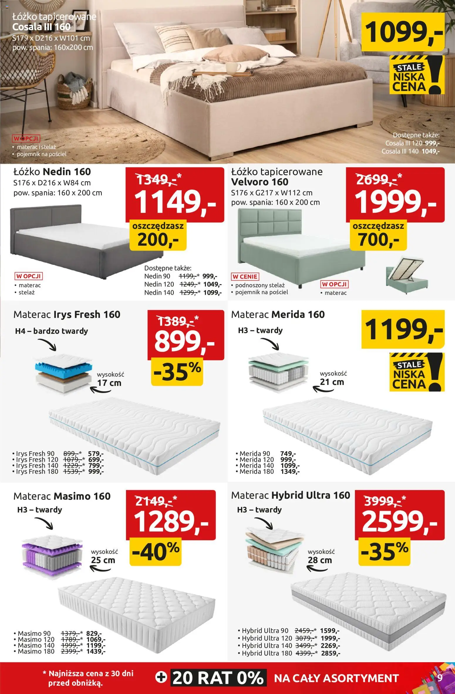 Black Red White promocje od 24.08.2026 | Strona: 9 | Produkty: Pościel, Łóżko, Materac