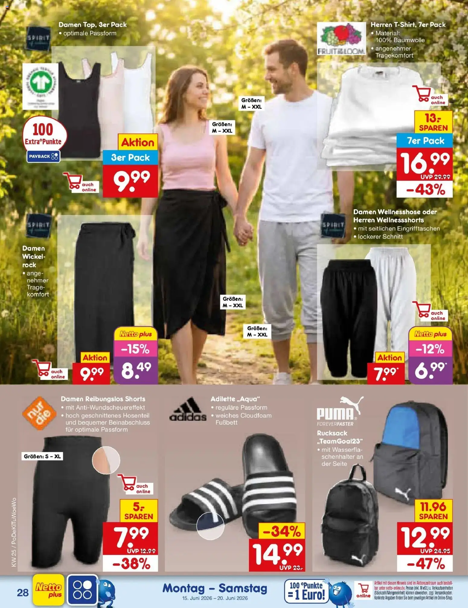 Netto Marken-Discount Prospekt Regensburg – gültig ab 15.06.2026 | Seite: 38 | Produkte: Rock, Rucksack