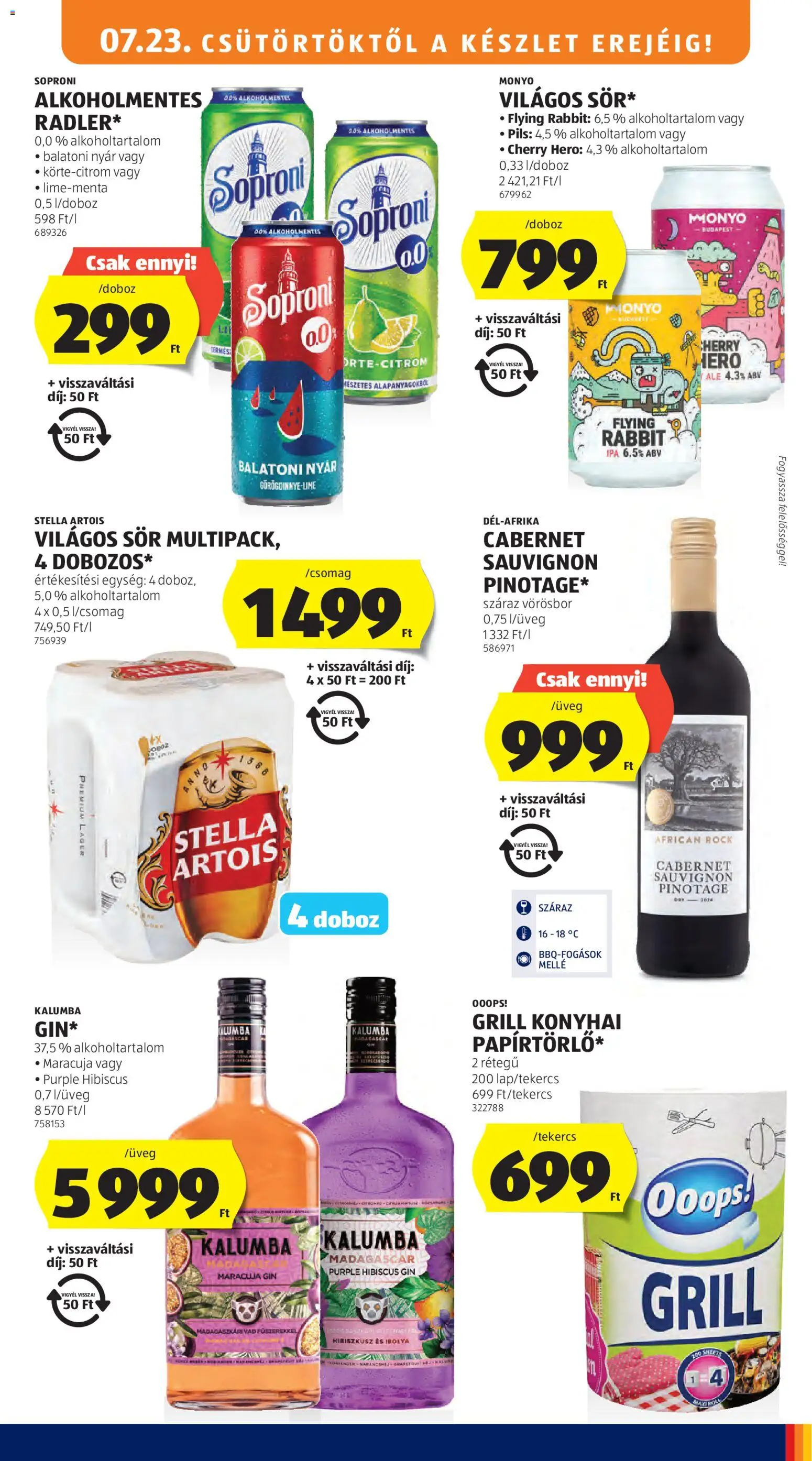 Aldi akciós ujság - amely érvényes a következő dátumtól: 2026.07.23. | Oldal: 13