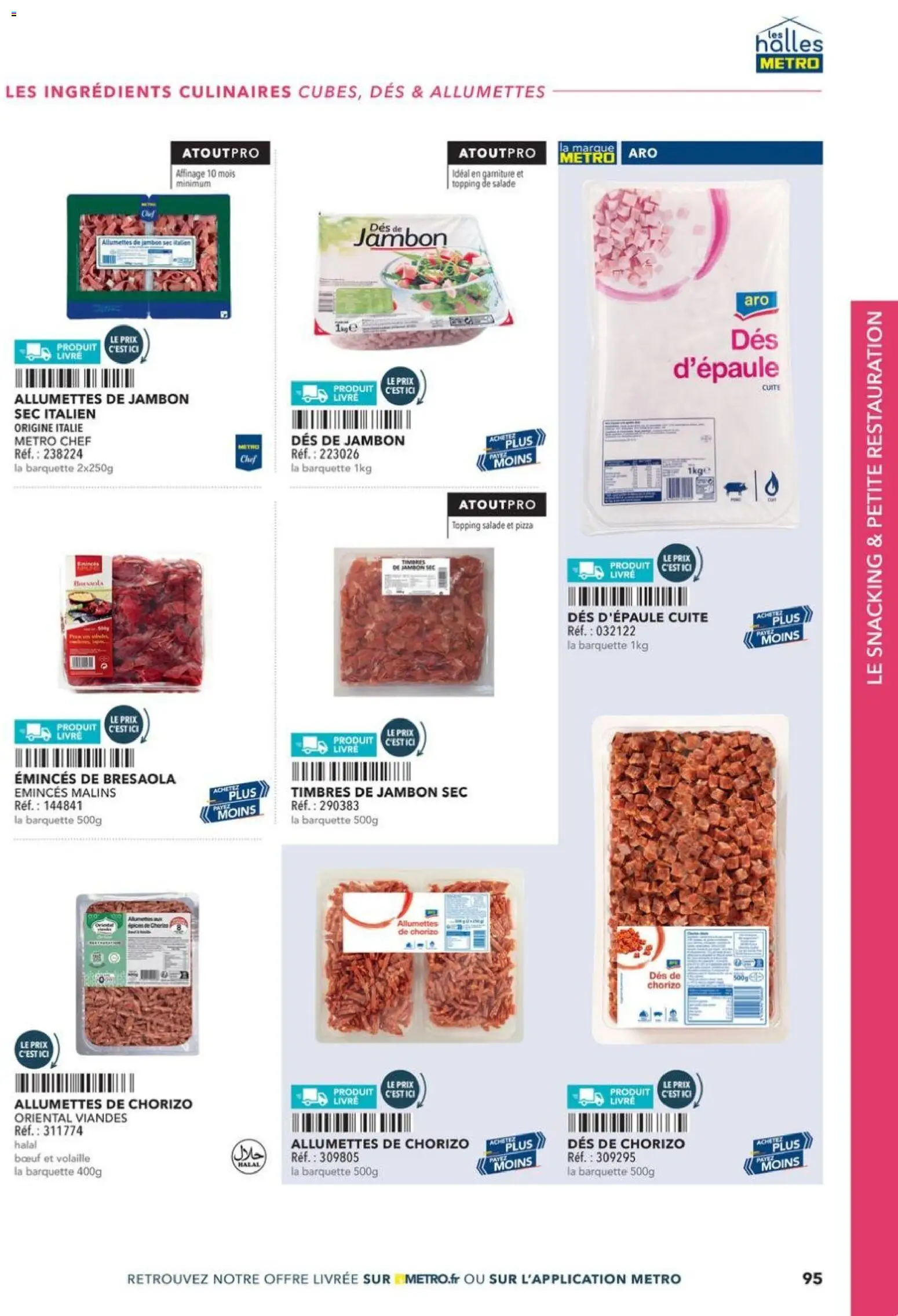 {H1} | Page: 95 | Produits: Salade, Chorizo, Volaille, Jambon
