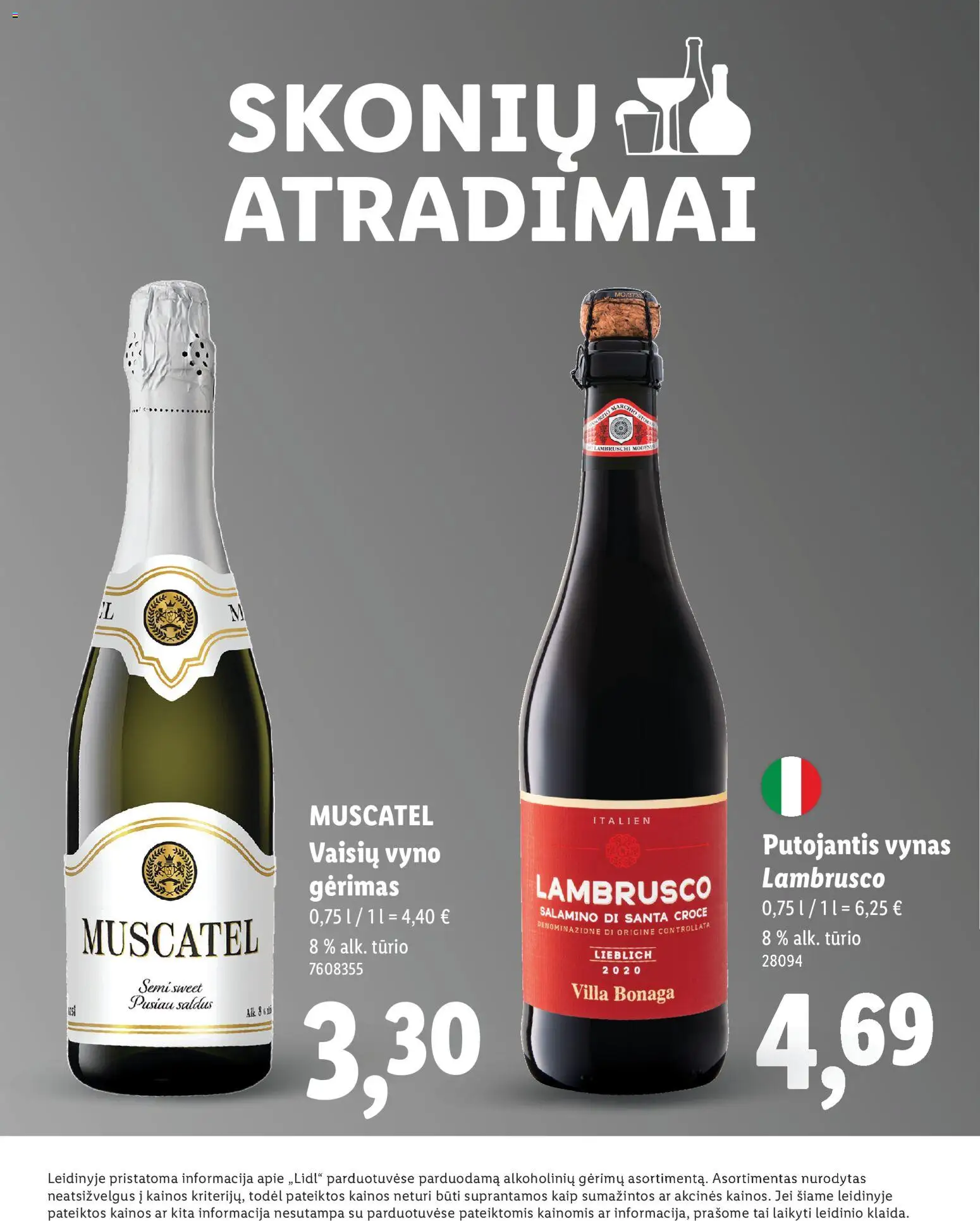 LIDL akcijos nuo 2025.12.05 | Puslapis: 8 | Prekių: Vynas