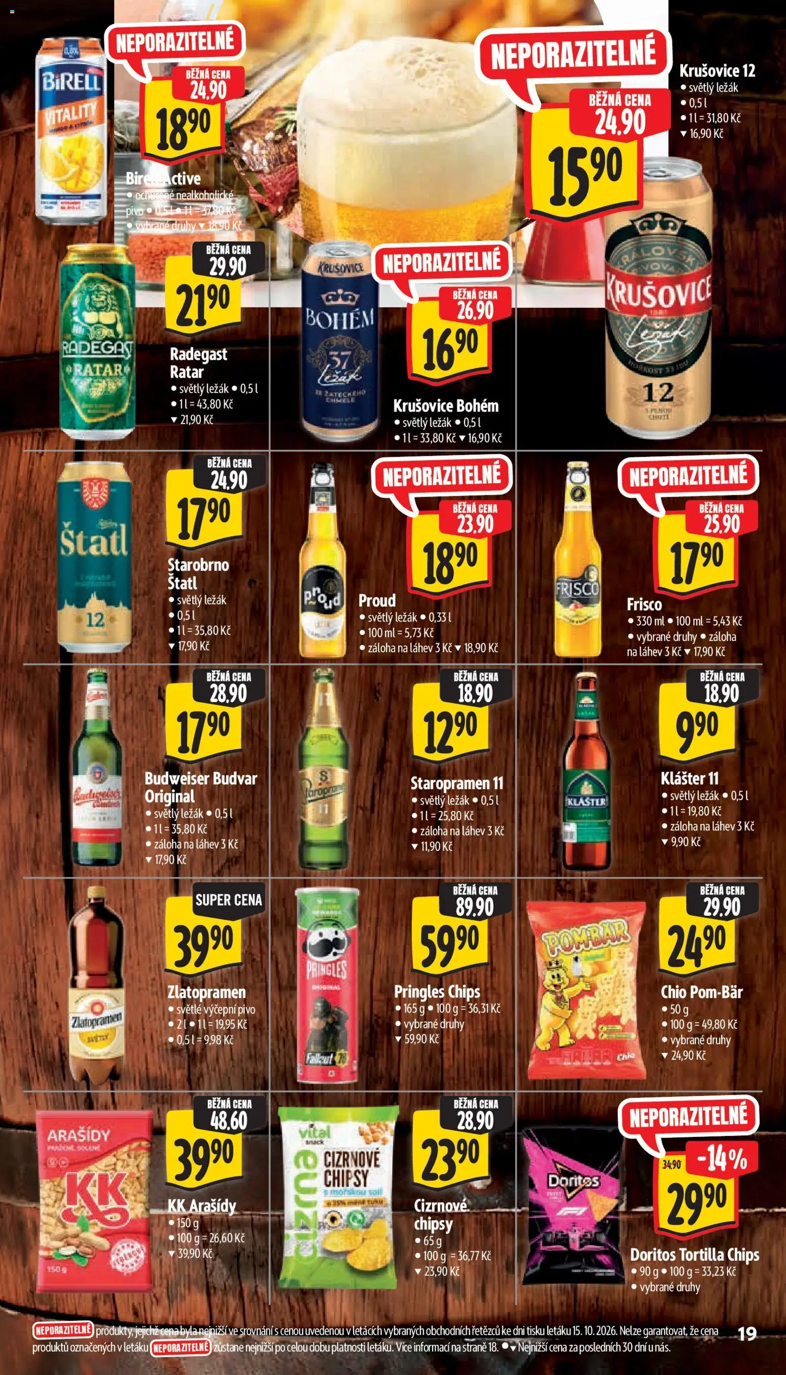 Albert leták - Supermarket od 21.10.2026 | Strana: 27 | Produkty: Tortilla chips, Staropramen, Pivo, Tortilla