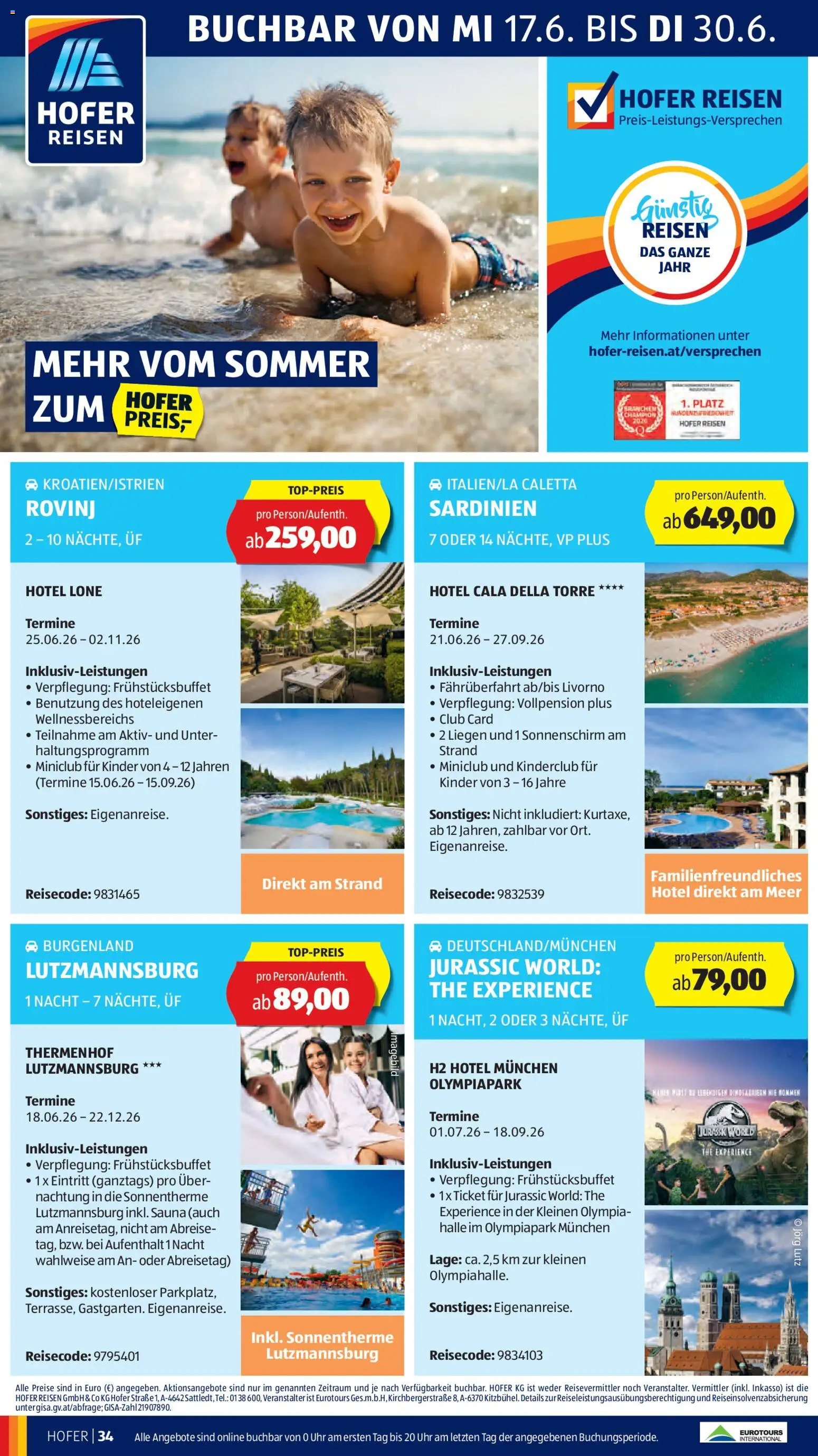 Hofer Flugblatt gültig ab 19.06.2026 | Seite: 40 | Produkte: Uhr