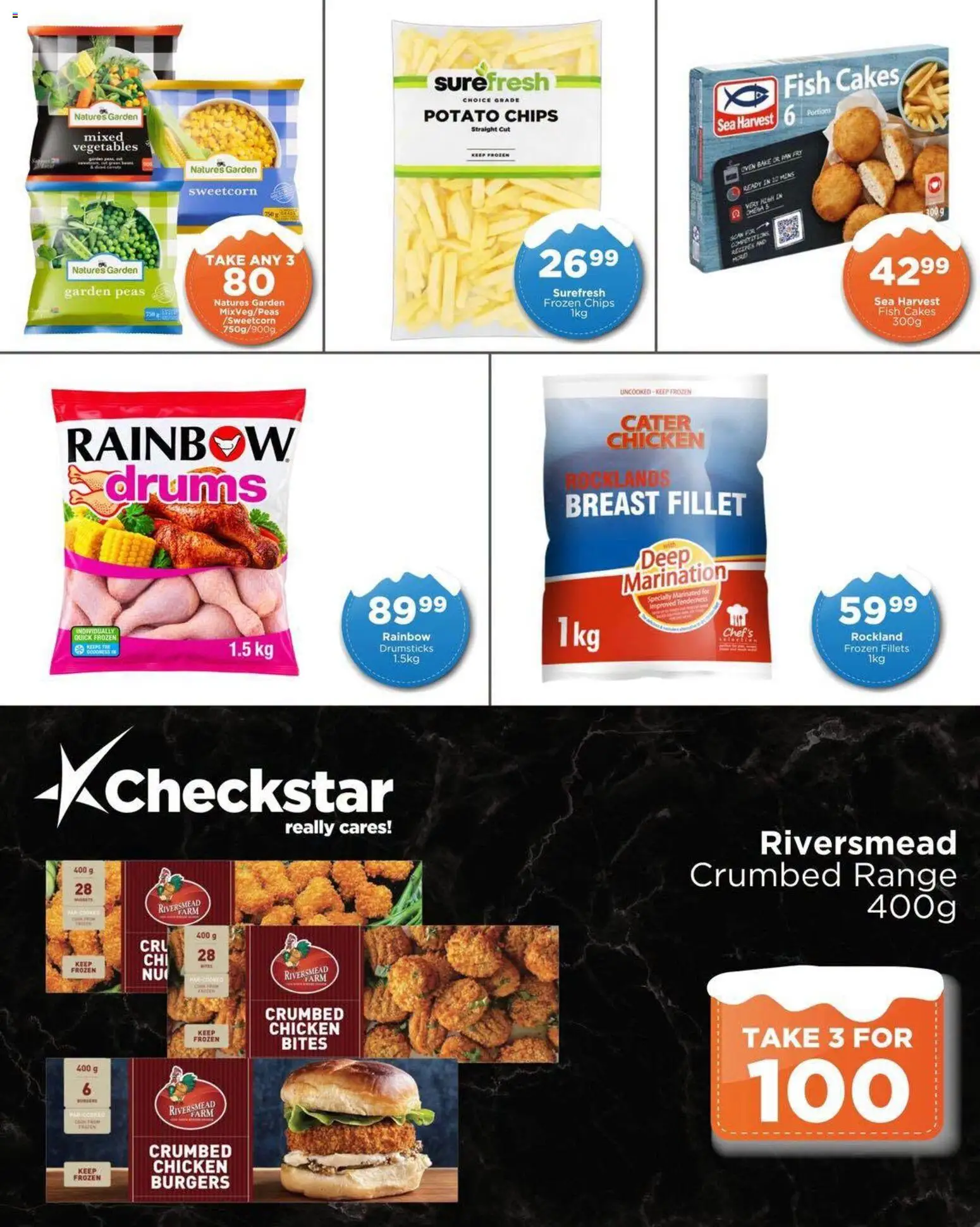 New Check Star catalogue – valid from 24/08/2026 | Page: 4 | Products: Chicken, Fish, Burgers, Chips