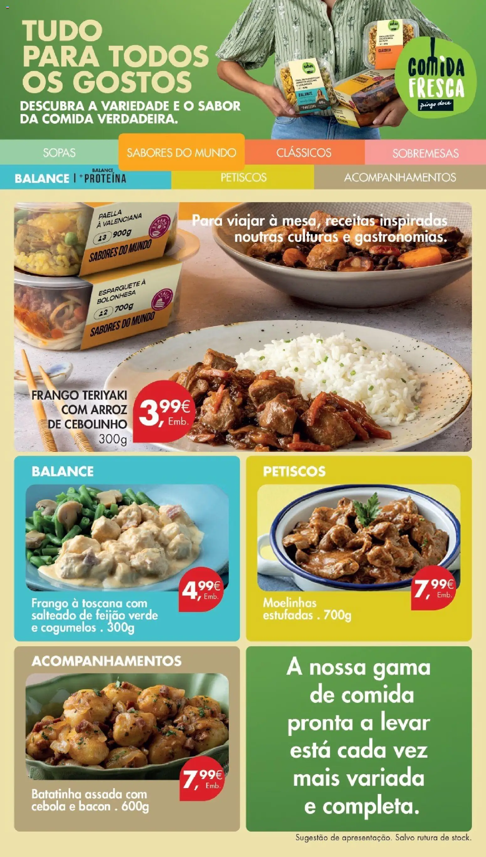 Pingo Doce folheto Poupe Esta Semana Madeira │ válido de 27/10/2026 | Página: 6 | Produtos: Esparguete, Frango, Cebola, Feijão