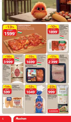 Auchan akciós újság - amely érvényes a következő dátumtól: 11.06.2026 | Oldal: 6