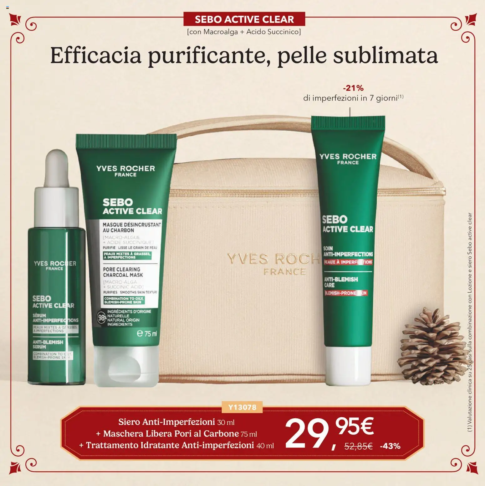 Volantino Yves Rocher del 20/10/2026 | Pagina: 41 | Prodotti: Maschera, Carbone