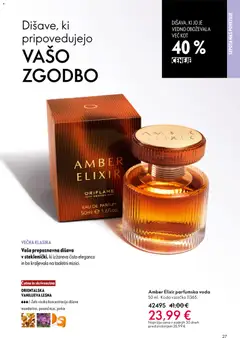 Oriflame katalog akcije – veljaven od 13.05.2026 | Stran: 27 | Izdelki: Parfum, Disava, Voda, Parfumska voda