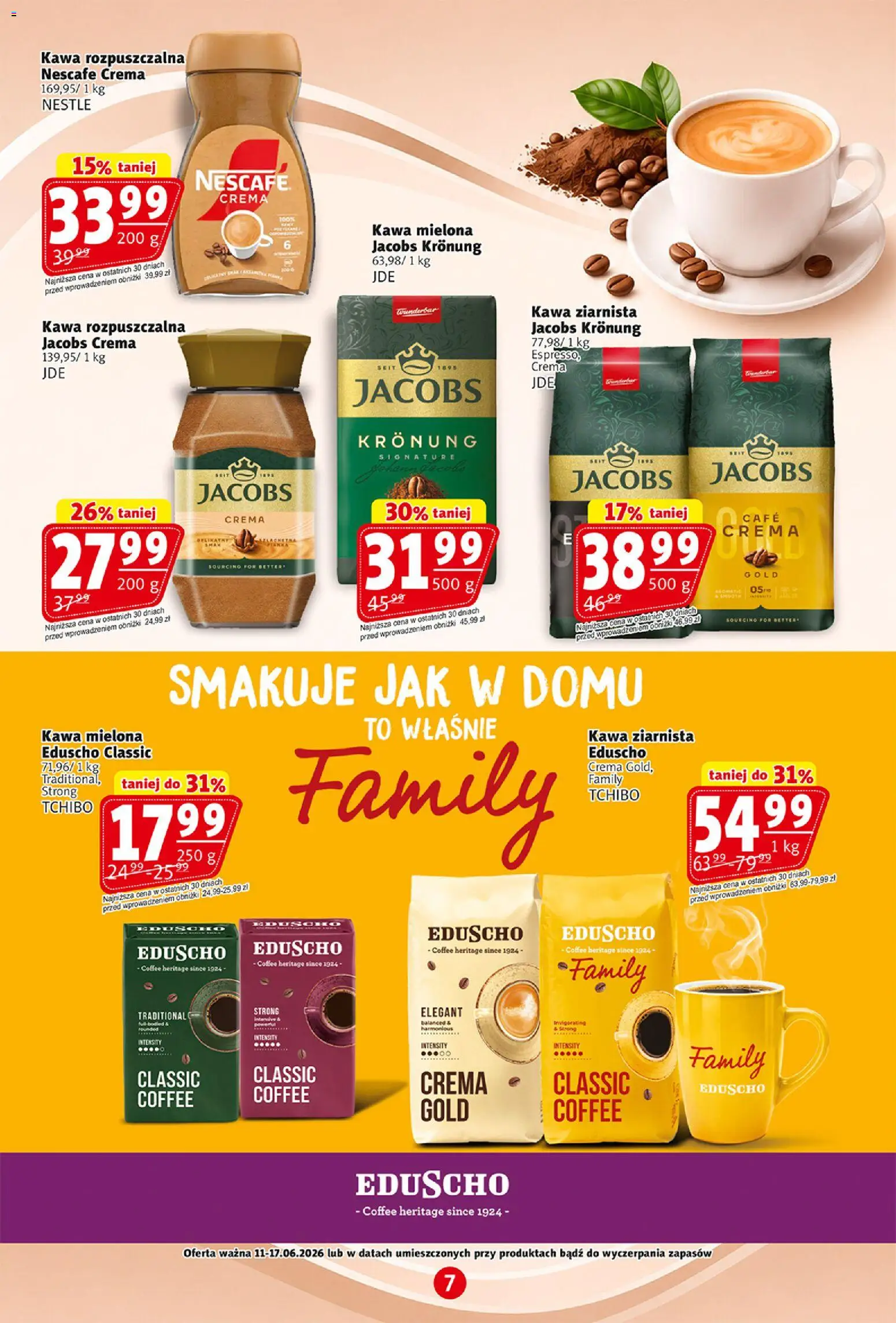 Prim Market gazetka od 11.06.2026 | Strona: 7 | Produkty: Nescafe, Kawa ziarnista, Tchibo, Kawa