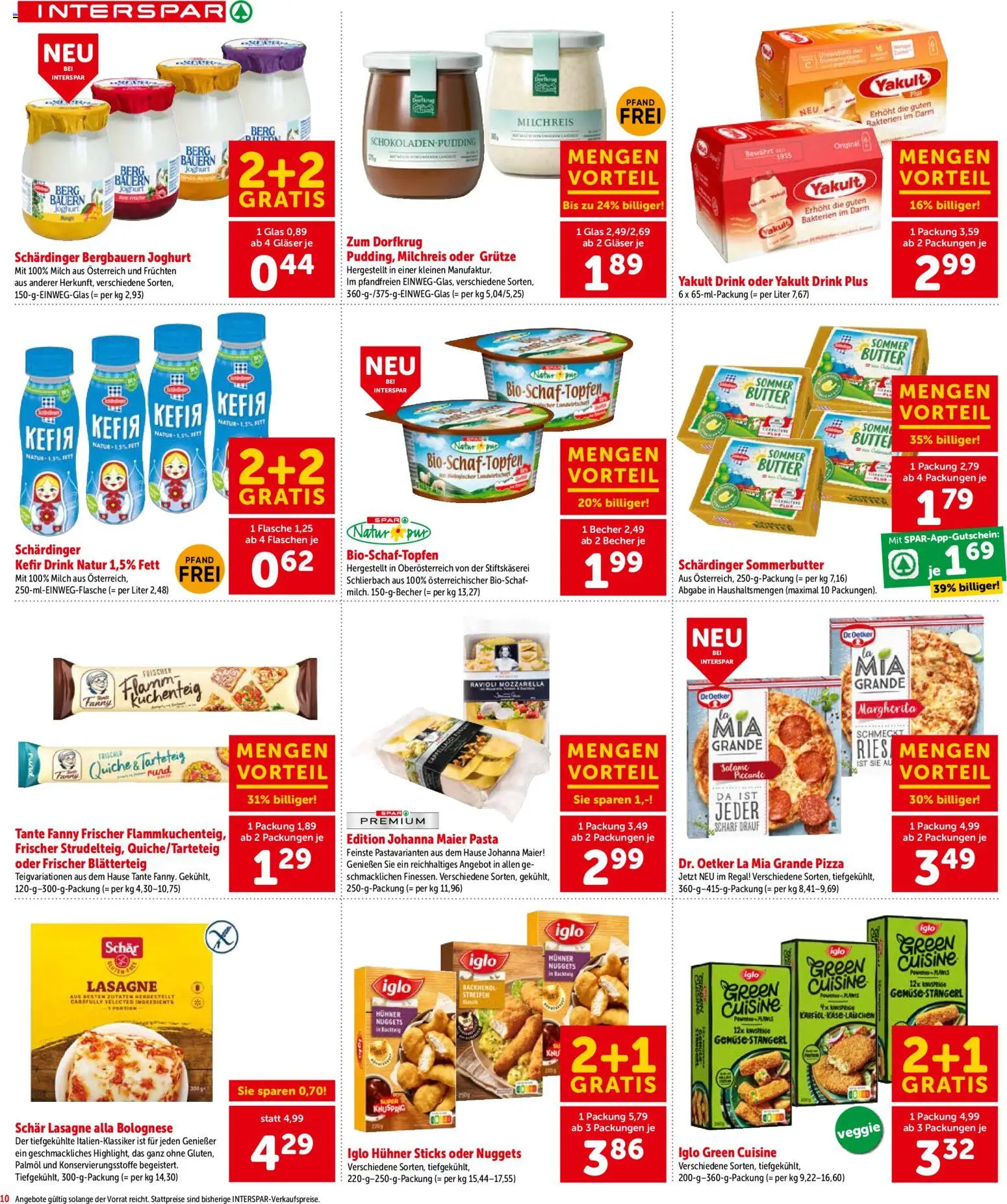 Interspar Flugblatt - Niederösterreich gültig ab 26.02.2026 | Seite: 11 | Produkte: Pasta, Regal, Joghurt, Pizza