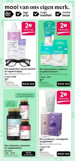 Etos folder - Voorbeeld van een folder van Etos, geldig van 19-10-2026 | Pagina: 60 | Producten: Condooms, Massageolie, Kan, Oogdruppels