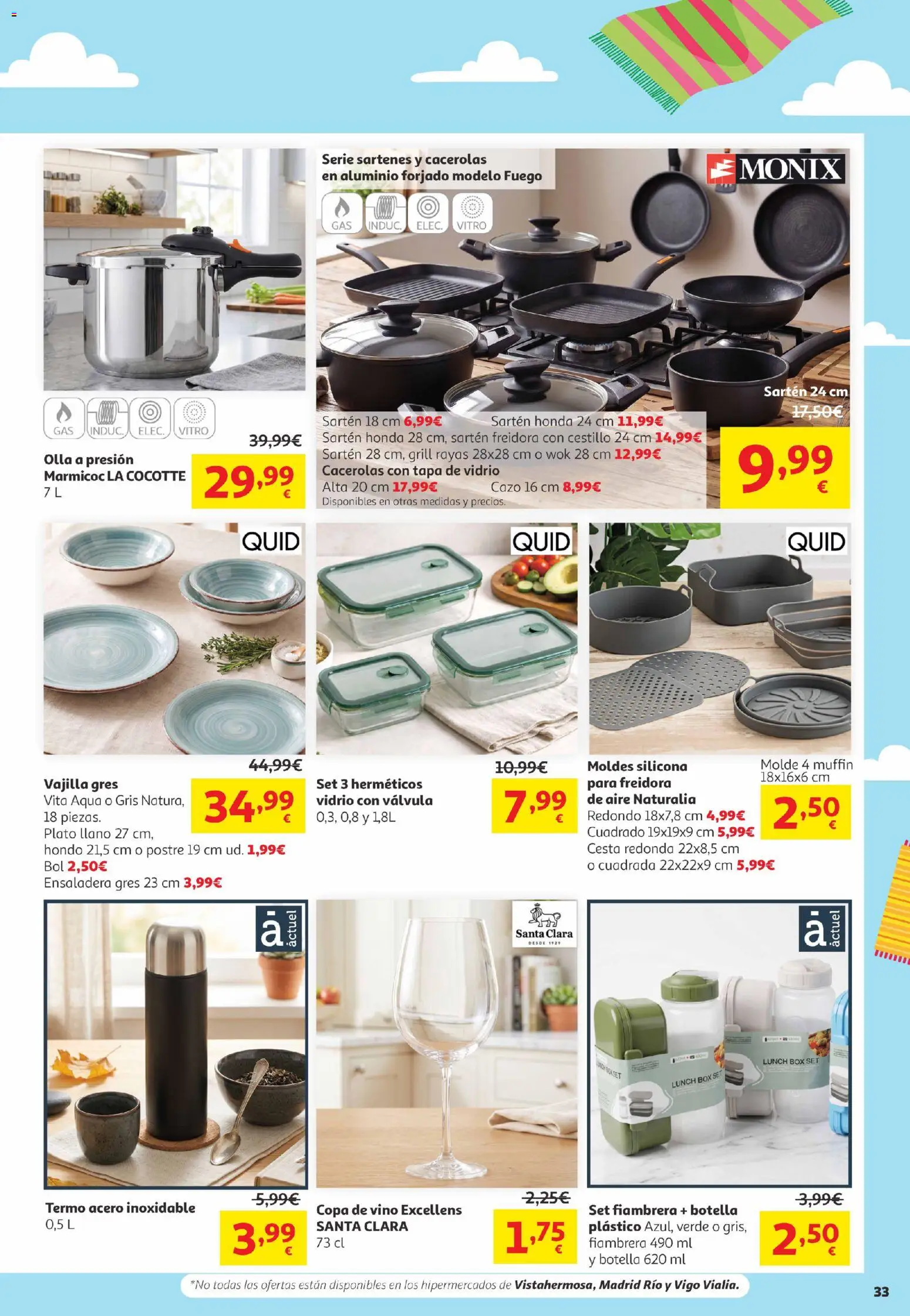 Alcampo Canarias │ válido desde el 16.06.2026 | Página: 33 | Productos: Vino, Βρεφικό κρεβάτι, Freidora, Cesta