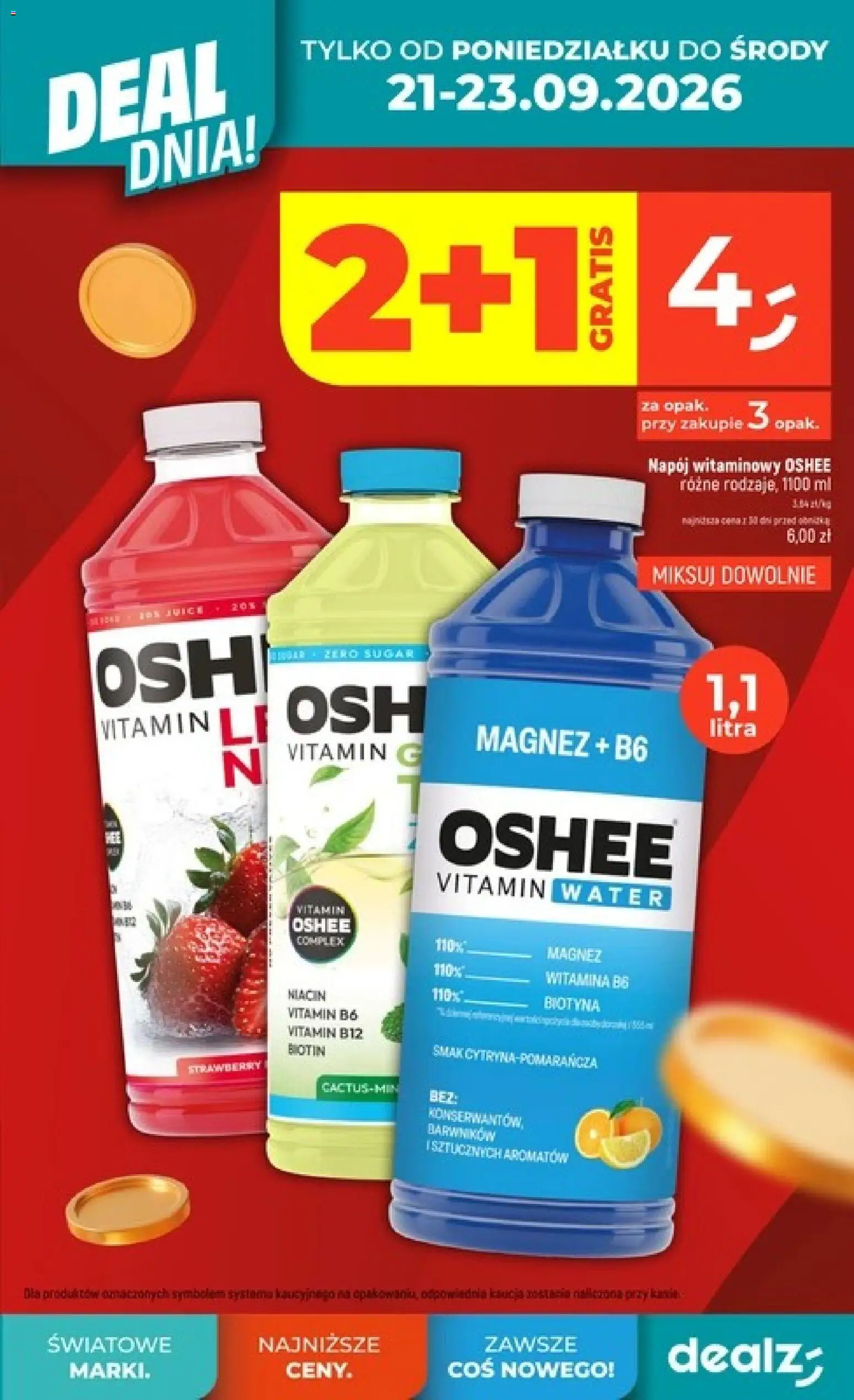 Dealz gazetka od 17.09.2026 | Strona: 9 | Produkty: Oshee