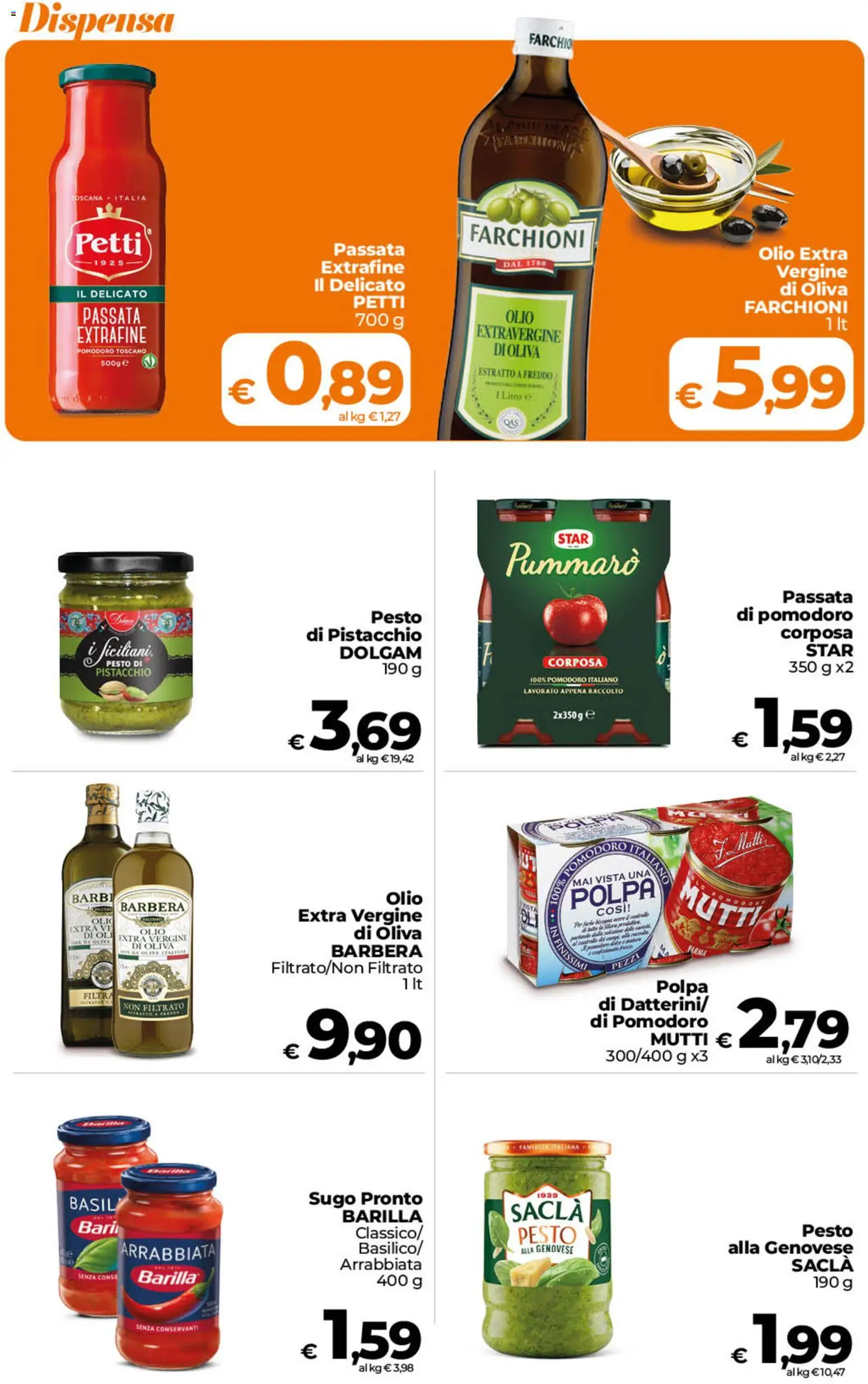 Volantino Ipercoop del 22/09/2026 | Pagina: 30 | Prodotti: Pistacchio, Olive, Barilla, Pesto